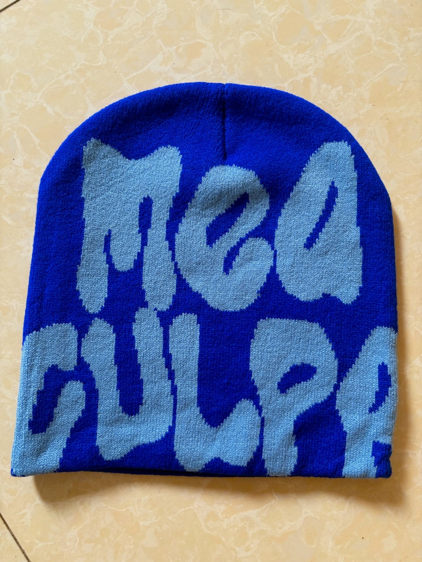 Mea Culpa beanie- Vibrant Blue