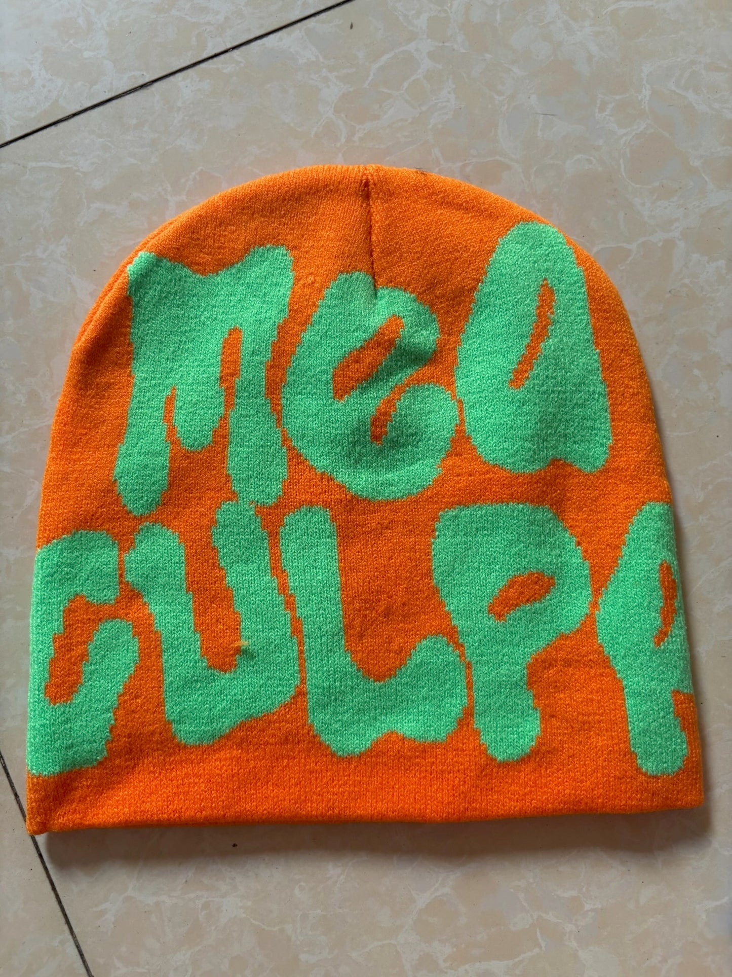 Mea Culpa beanie-Orange