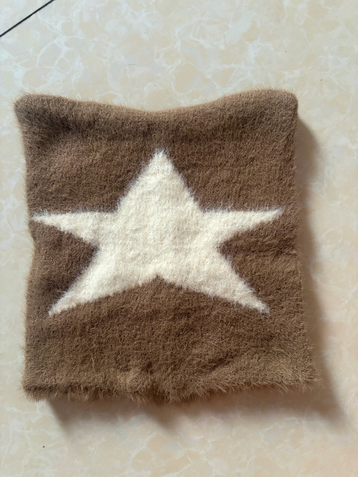 Cat Ear Star Beanie-Brown