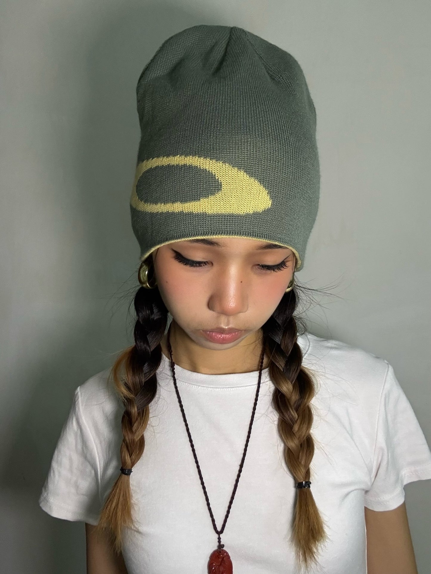 Oakley Ellipse  Beanie Green and Yellow