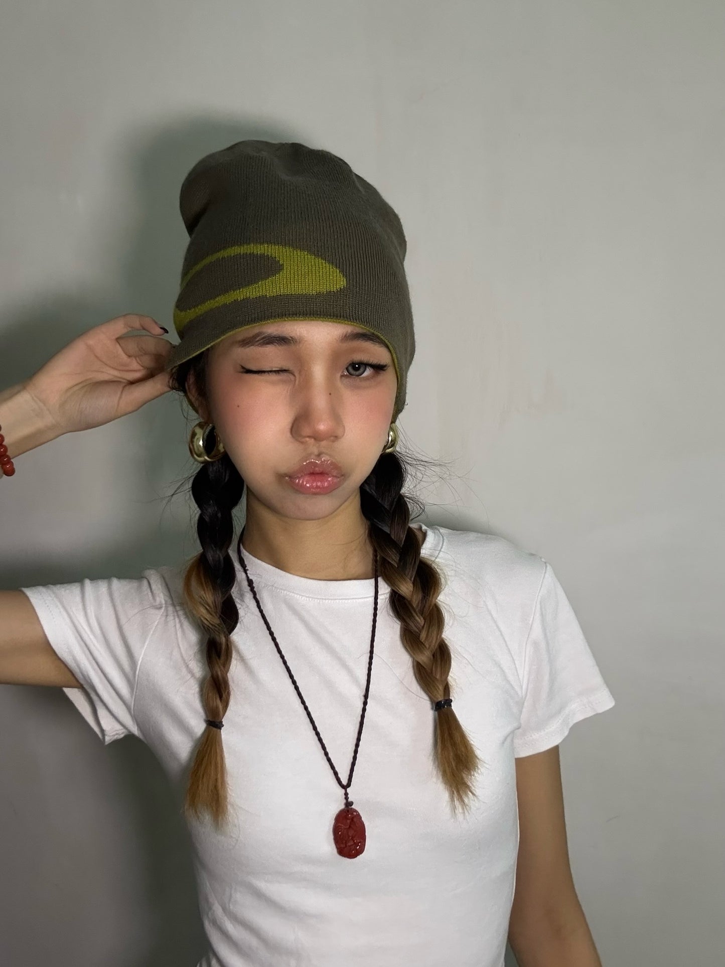 Oakley Ellipse  Beanie Grey Olive