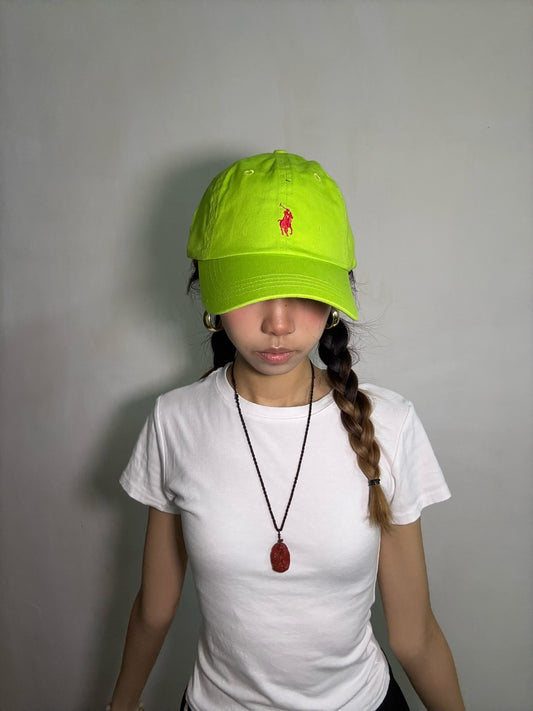Polo Ralph Lauren Baseball Cap-Neon Lime