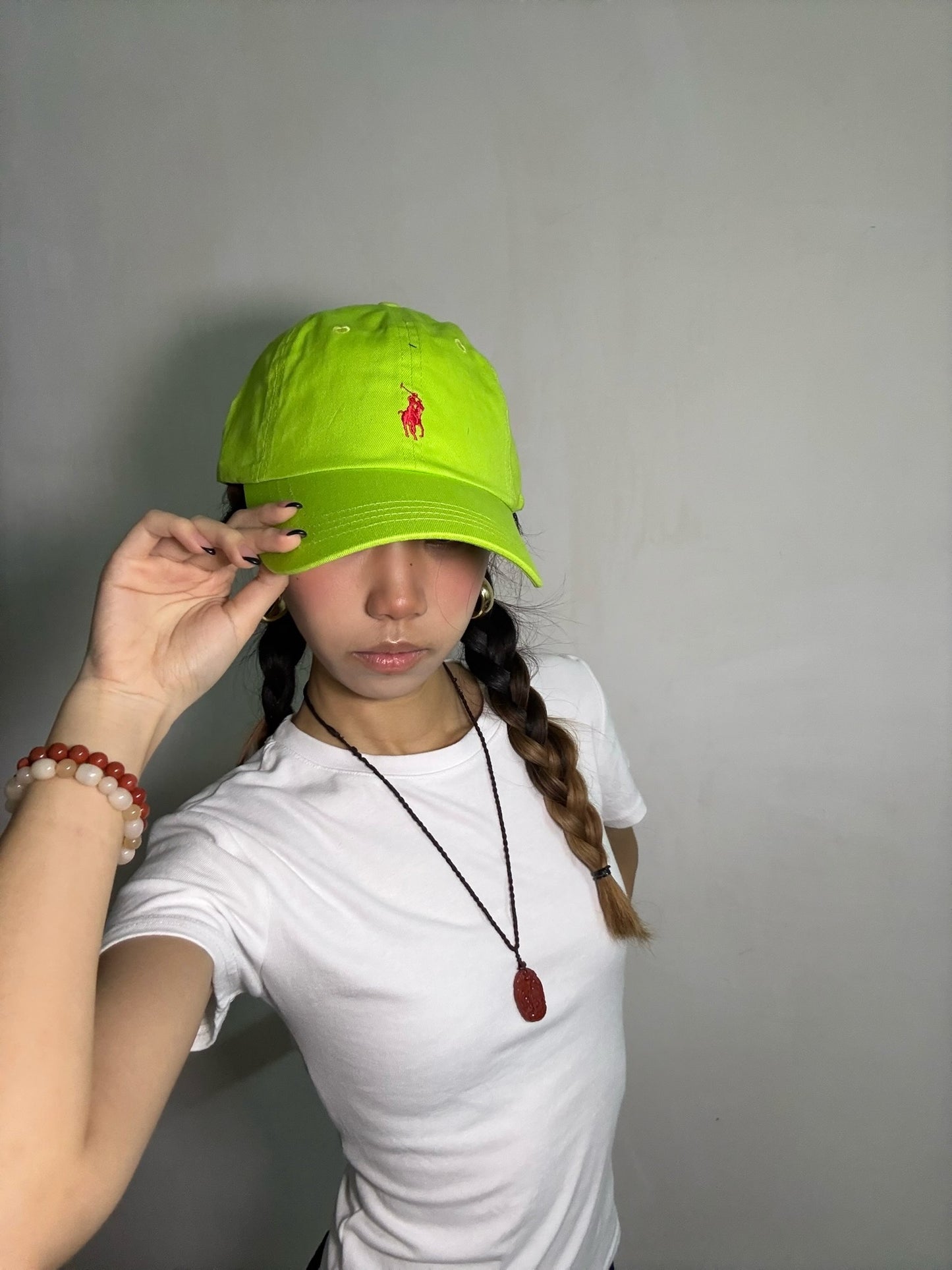 Polo Ralph Lauren Baseball Cap-Neon Lime