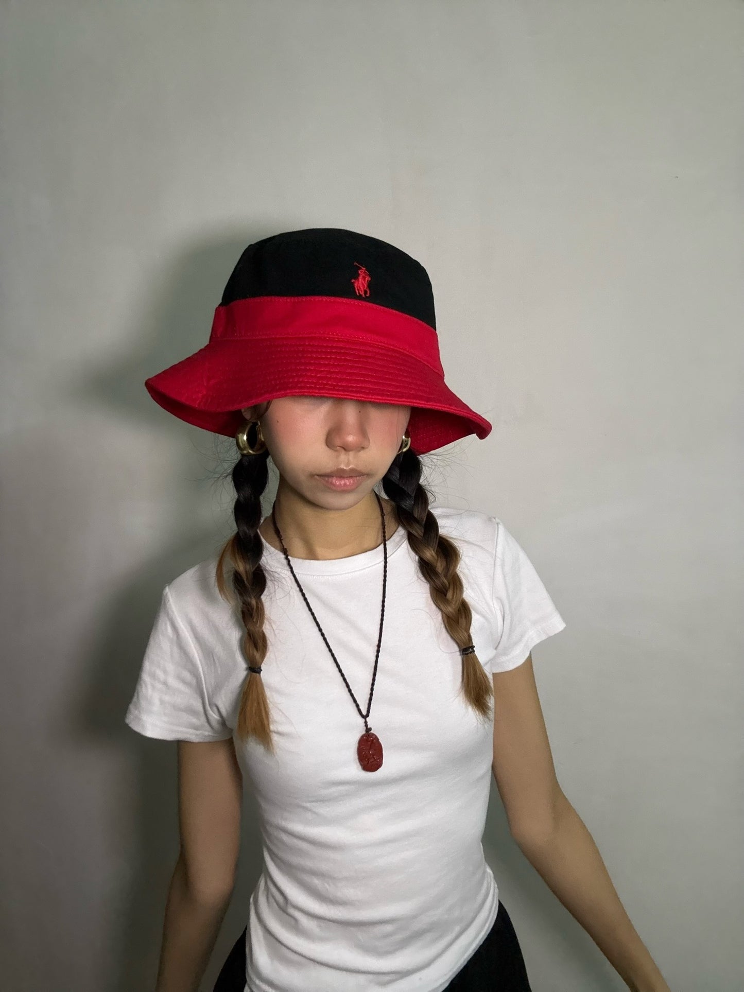 Polo Ralph Lauren Bucket Hat - Black/Red