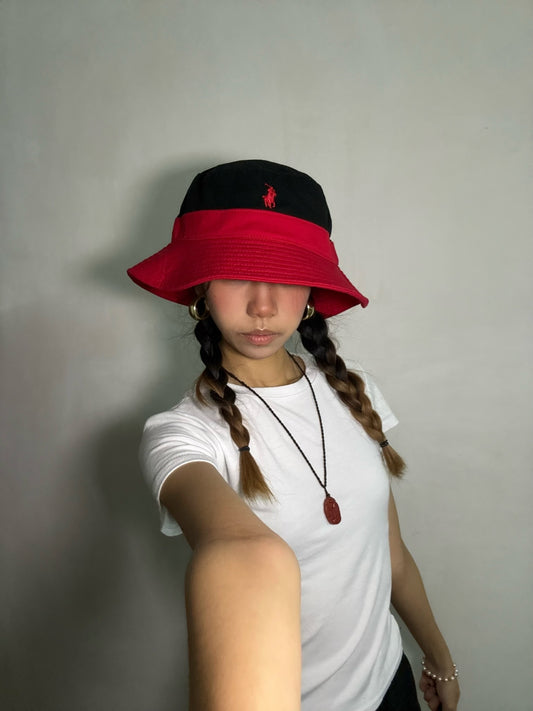 Polo Ralph Lauren Bucket Hat - Black/Red