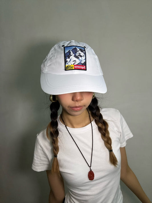 Supreme x The North Face Mountain 6-Panel Hat-White