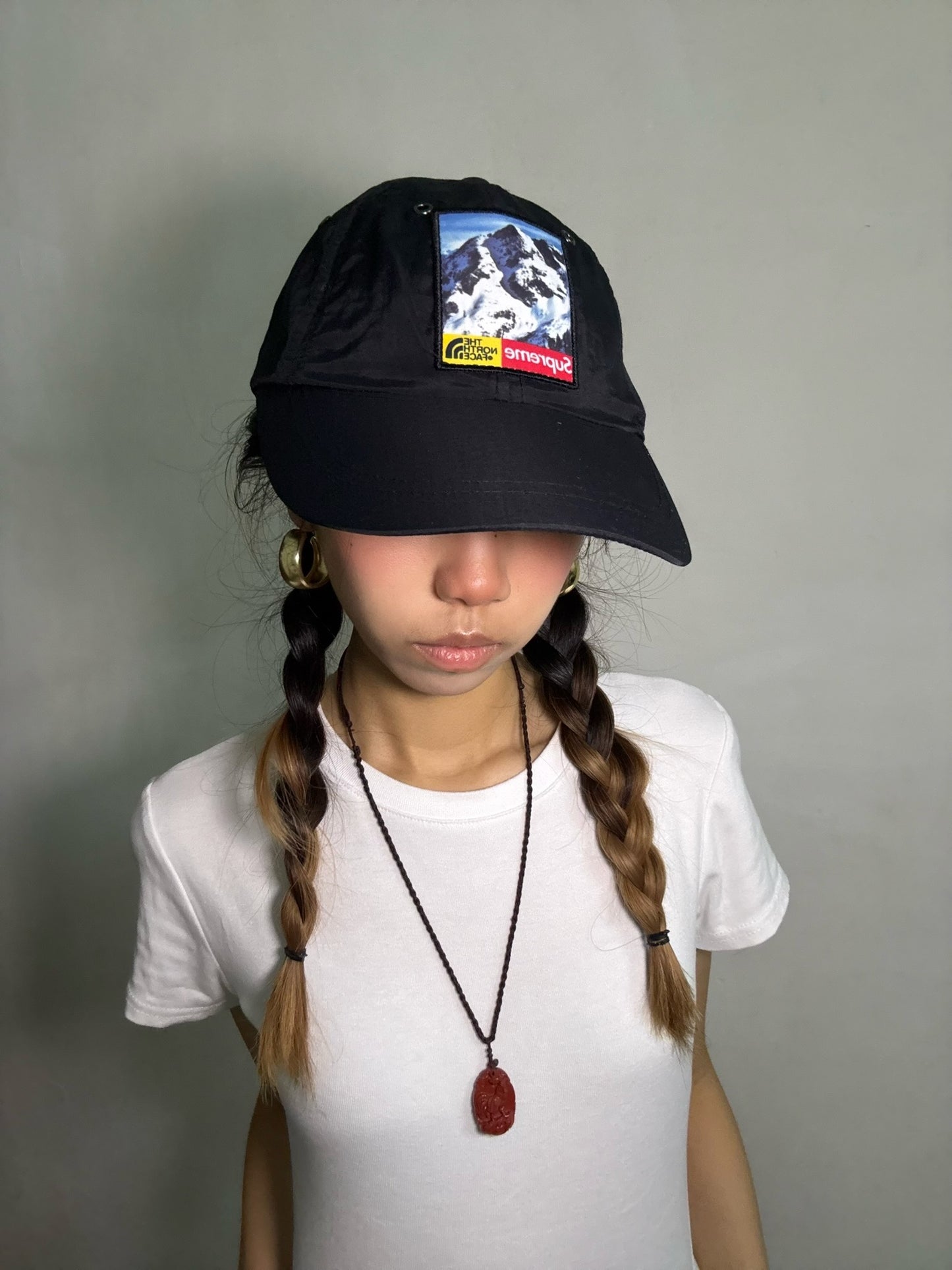 Supreme x The North Face Mountain 6-Panel Hat-Black
