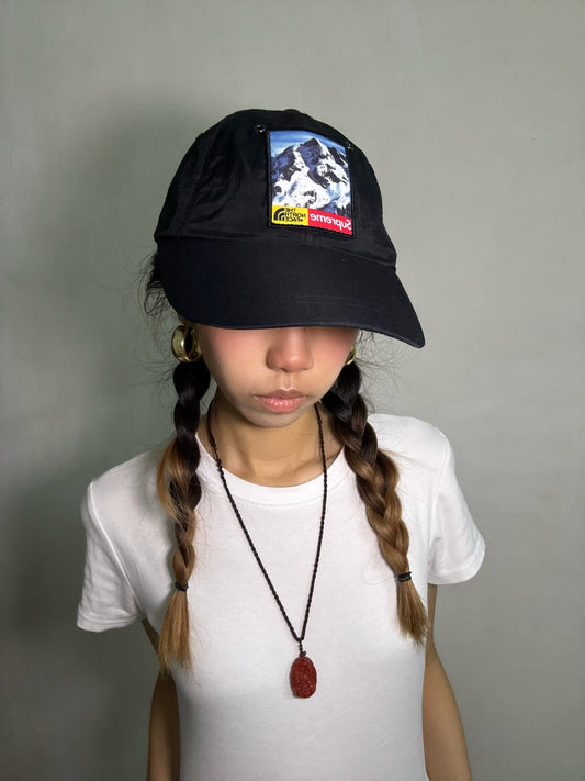 Supreme x The North Face Mountain 6-Panel Hat-Black