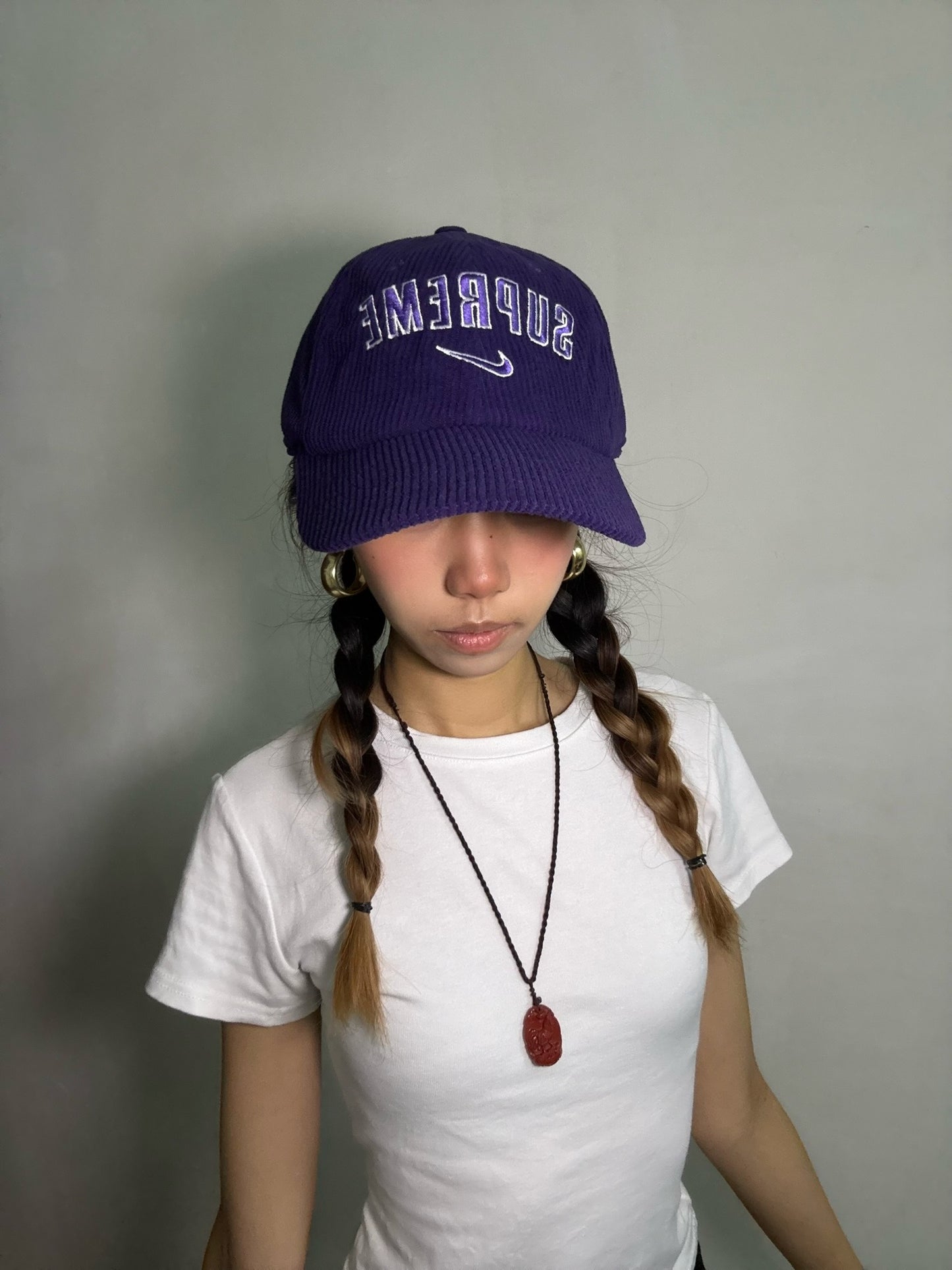 Supreme x Nike Arc Corduroy 6-Panel-Purple