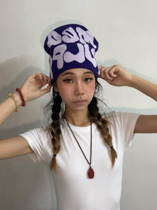 Mea Culpa beanie-Purple