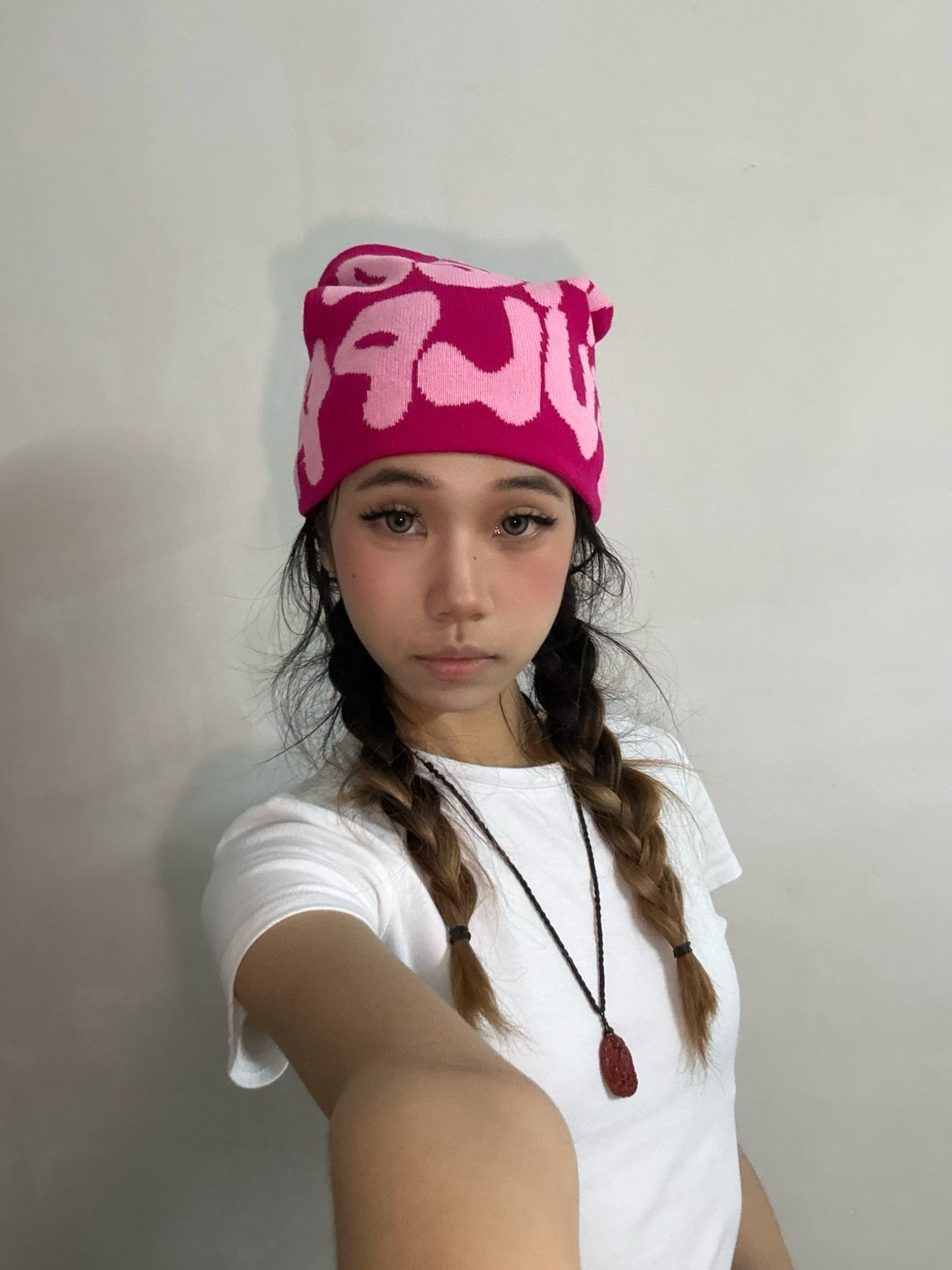 Mea Culpa beanie-Pink