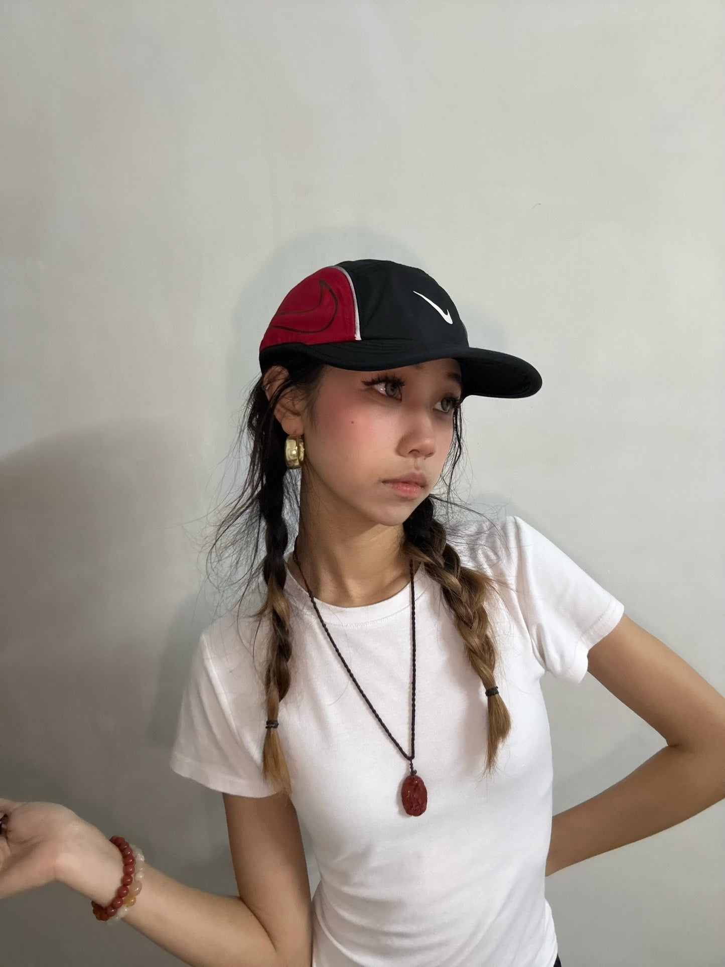 Nike AeroBill AW84 Cap-Black Red