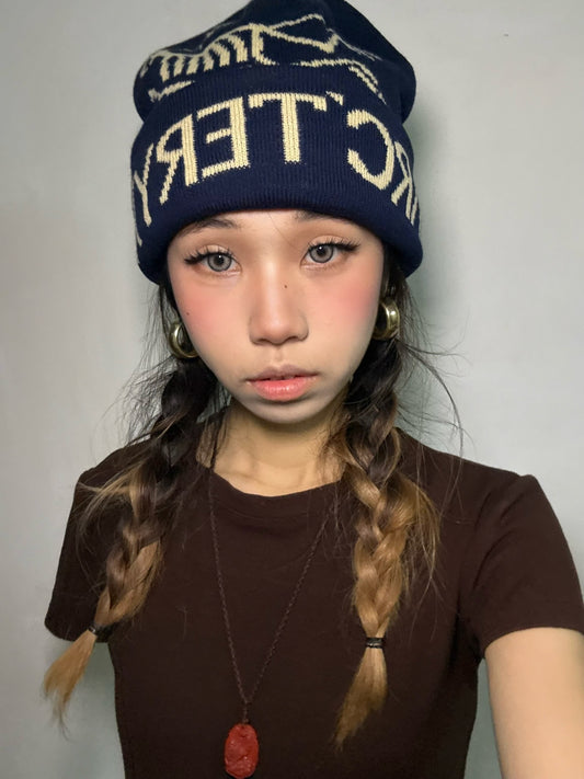 Word Toque – Navy Blue