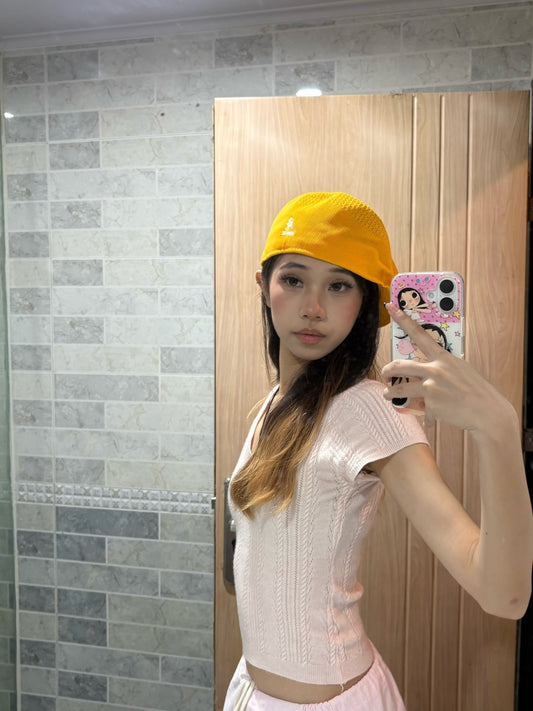 Kangol Tropic 504 Ventair flat cap-Yellow