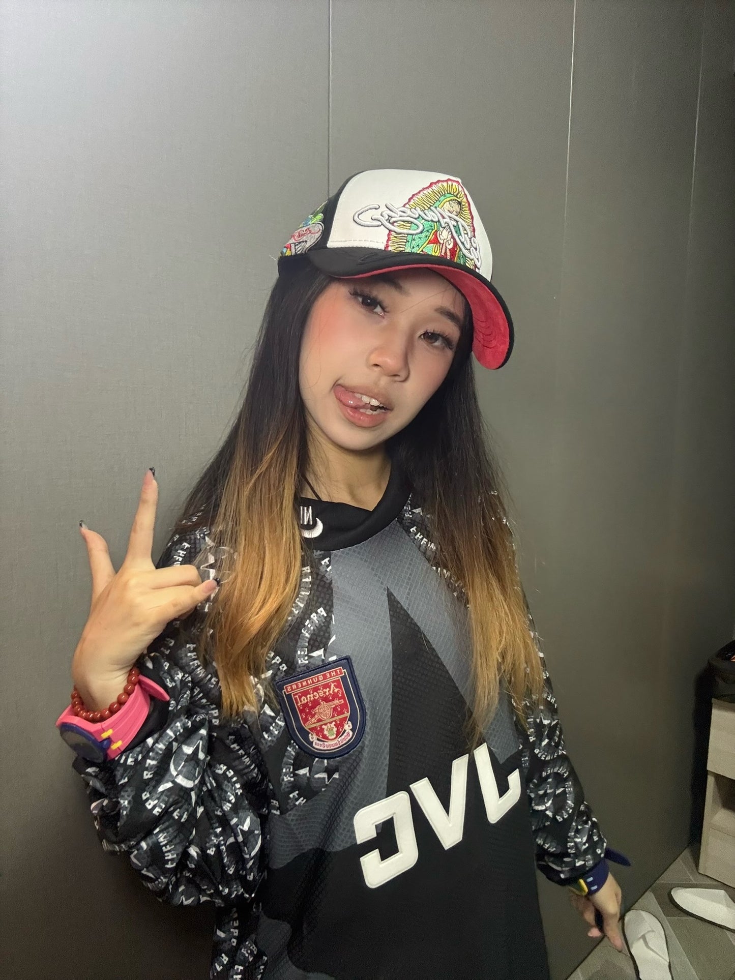 Sad Boyz x Ed Hardy La Virgen snapback cap