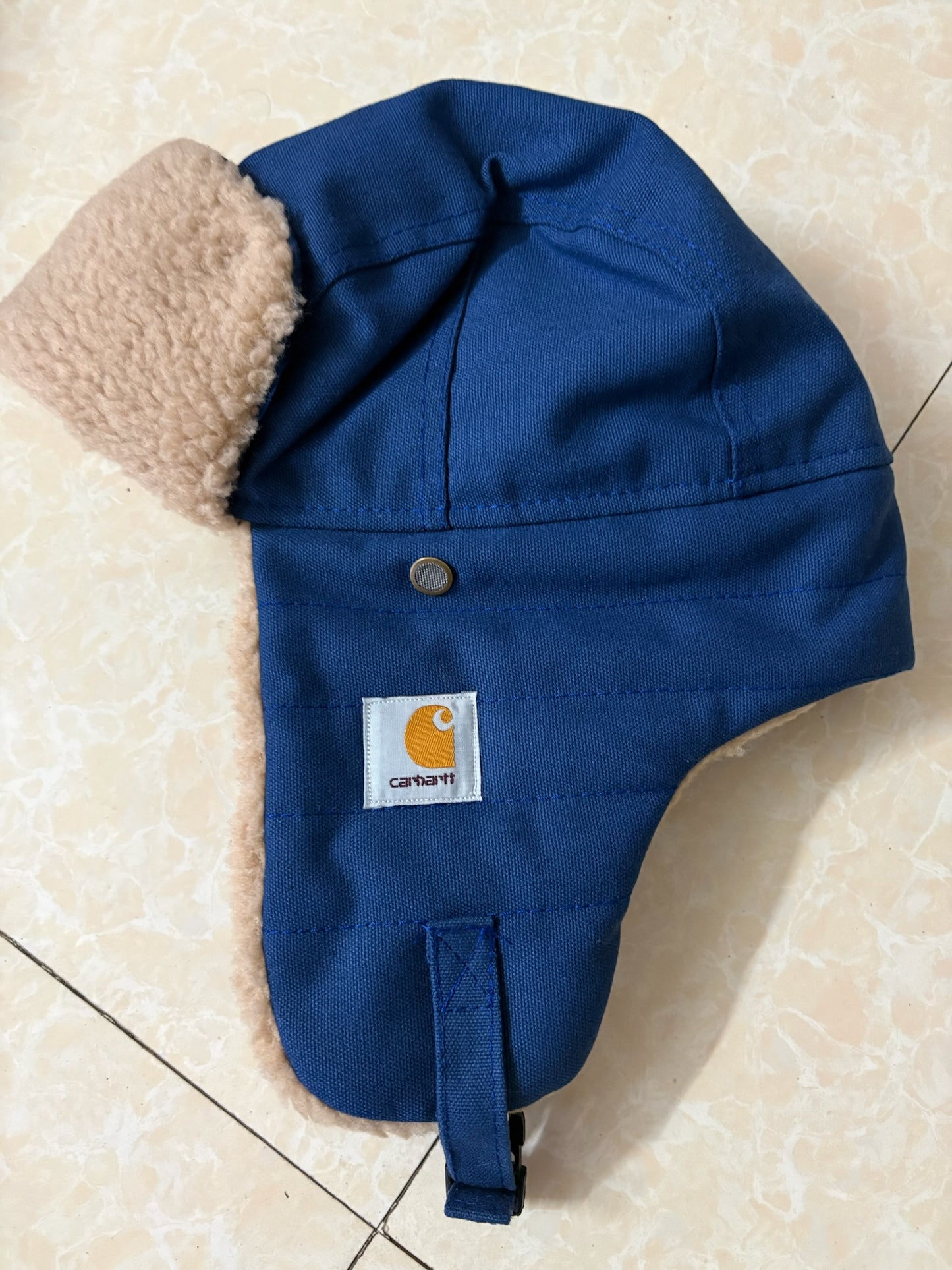 Carhartt trapper hat-blue
