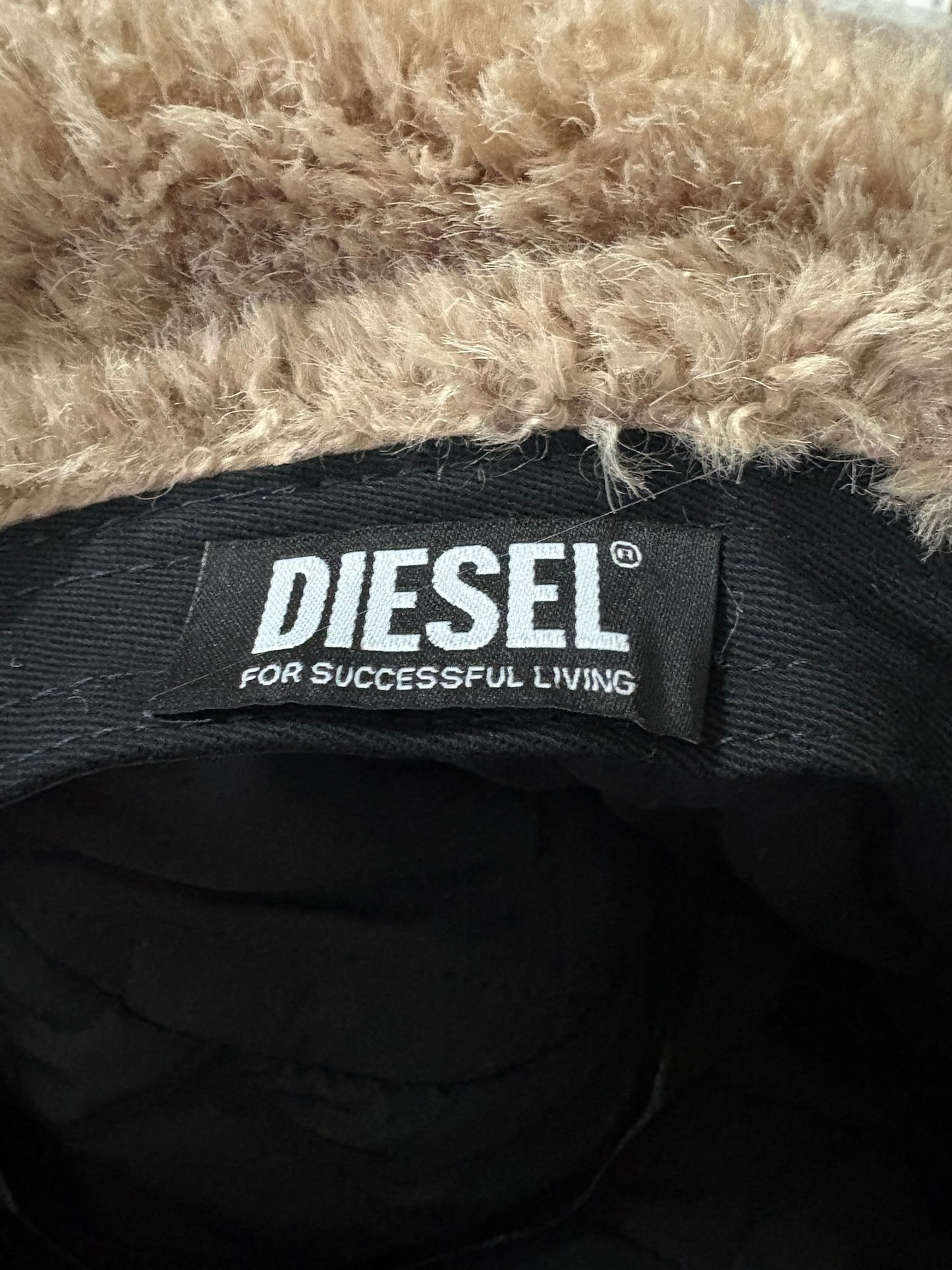Diesel bule denim trapper hat