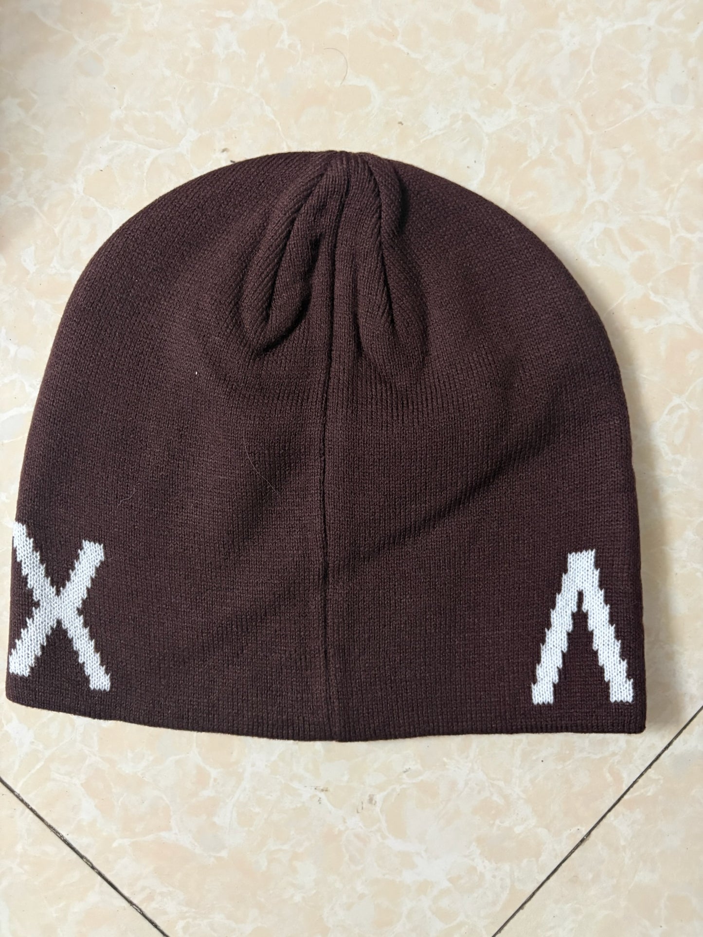 Word Head Toque – Deep Chocolate Brown