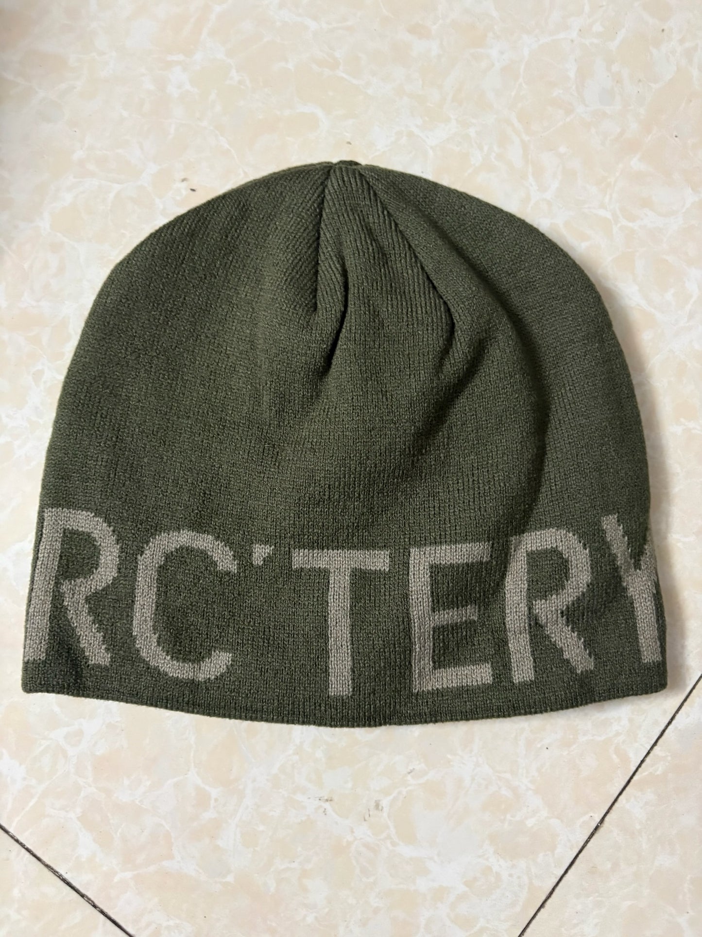 Word Head Toque – Deep Olive Green