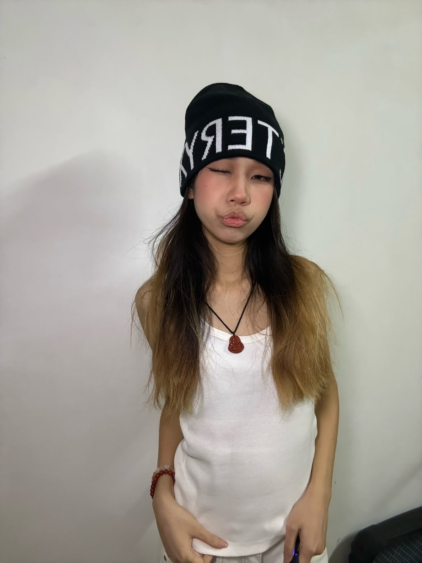 Word Head Toque – Black