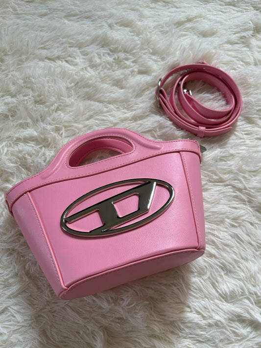 Diesel 1DR-Basket mini tote bag– Pink