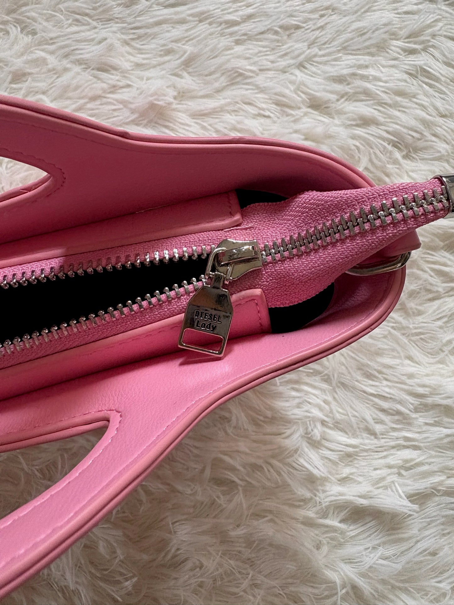 Diesel 1DR-Basket mini tote bag– Pink