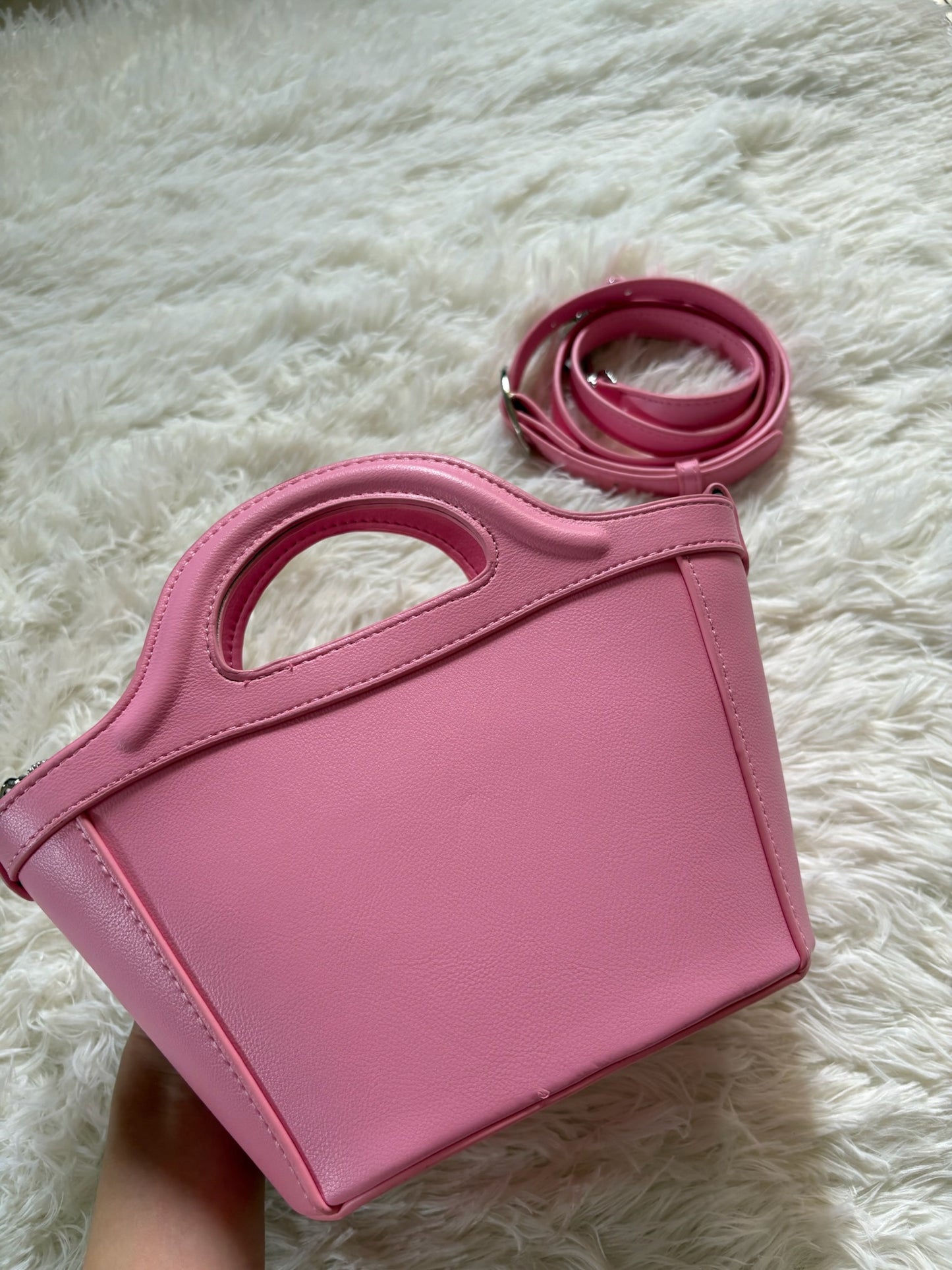 Diesel 1DR-Basket mini tote bag– Pink