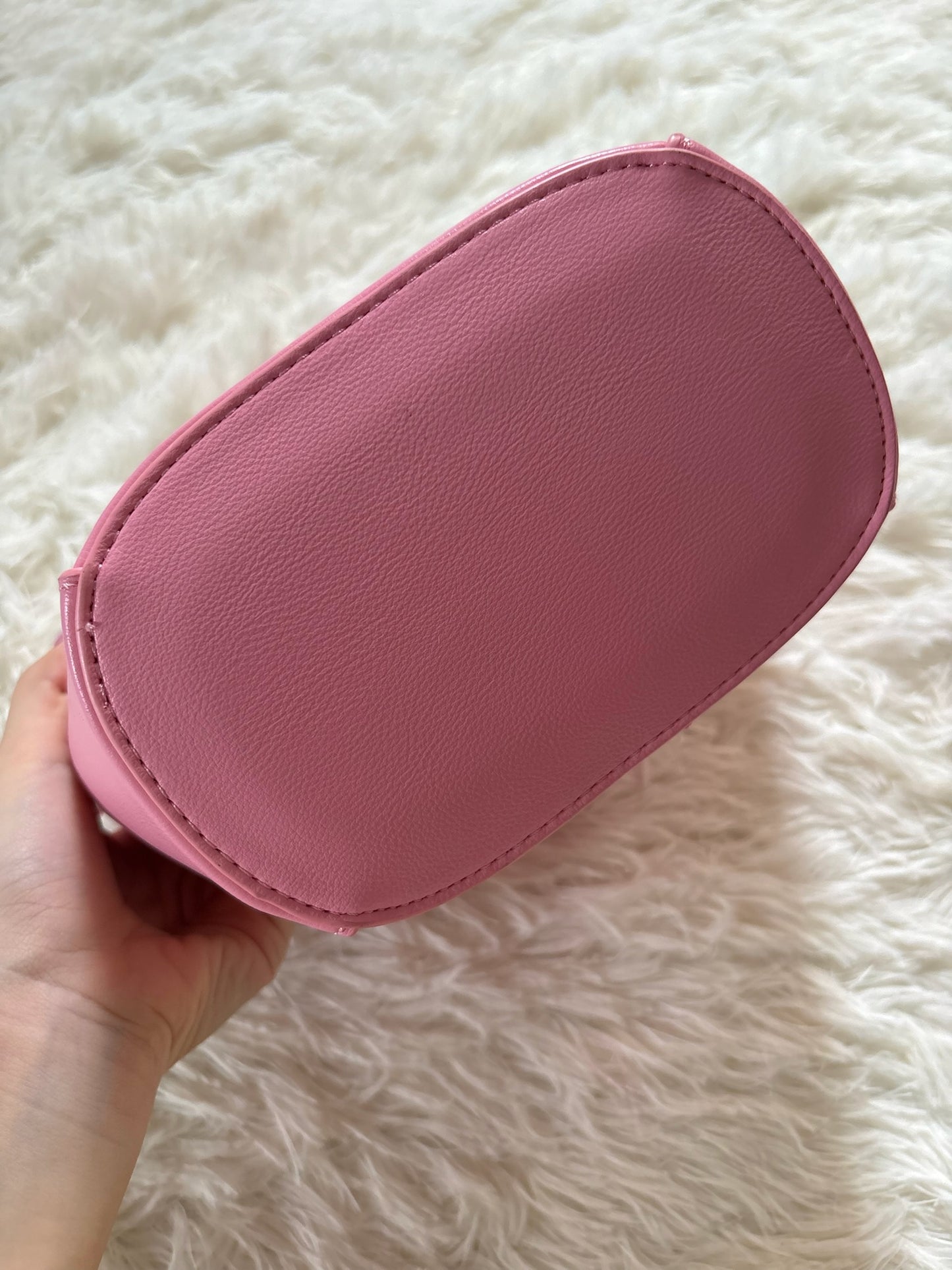 Diesel 1DR-Basket mini tote bag– Pink