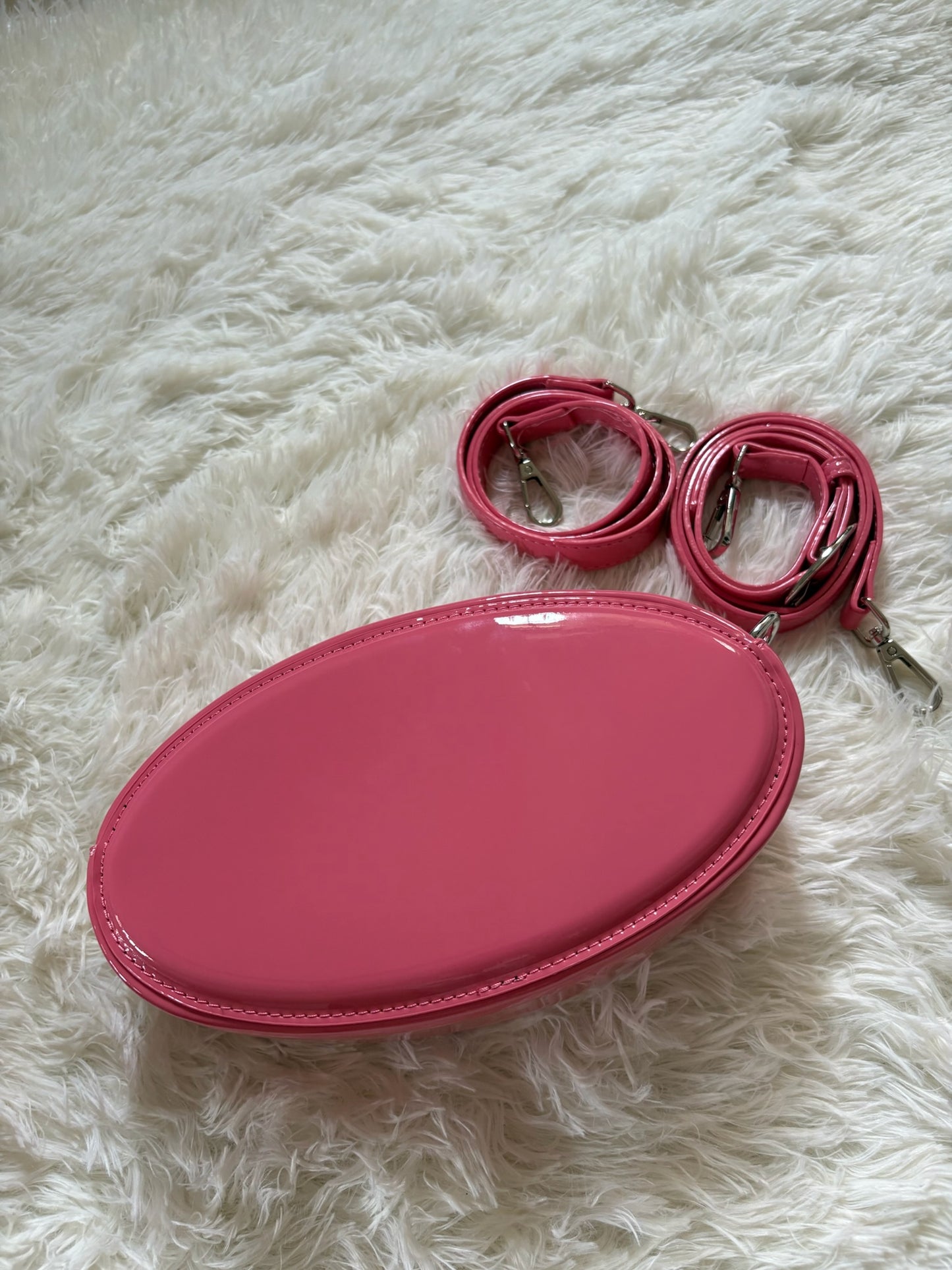 Diesel Oval D Crossbody – Pink