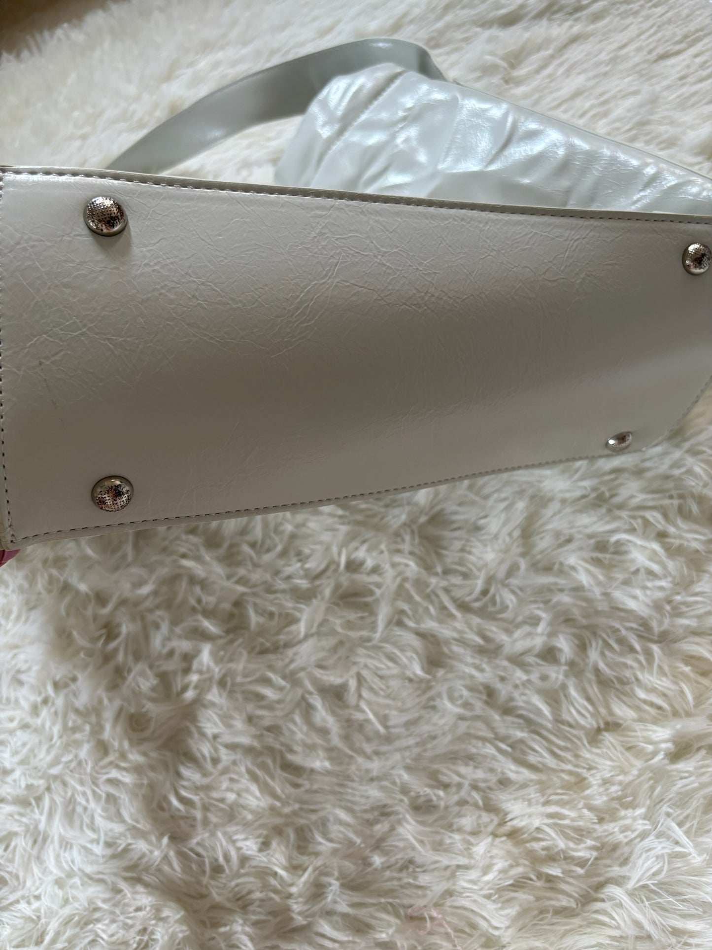 Diesel Shoulder Bag – Pearl White