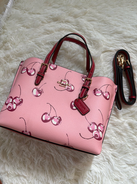 Coach Cherry Mollie Tote – Pink