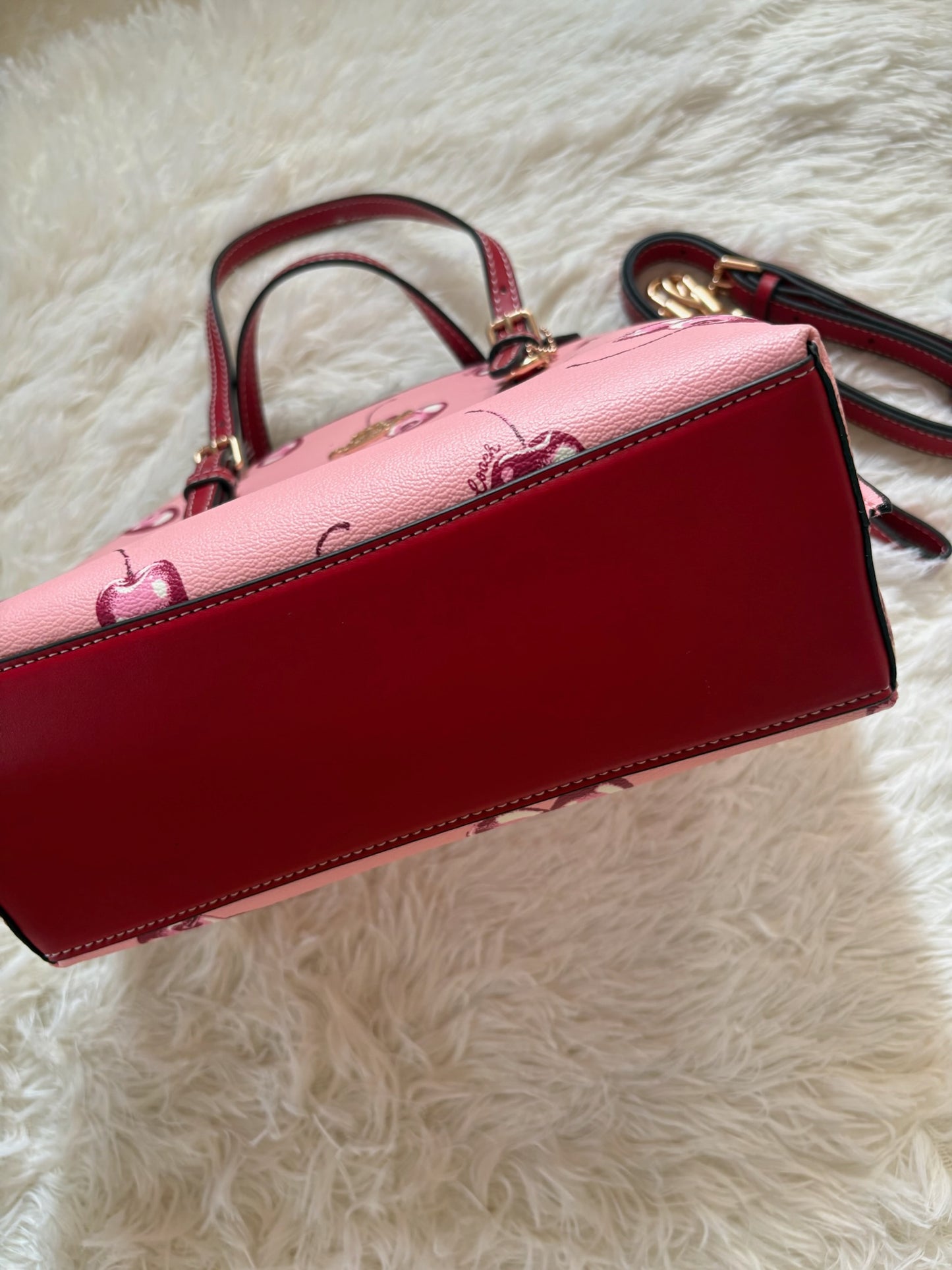 Coach Cherry Mollie Tote – Pink
