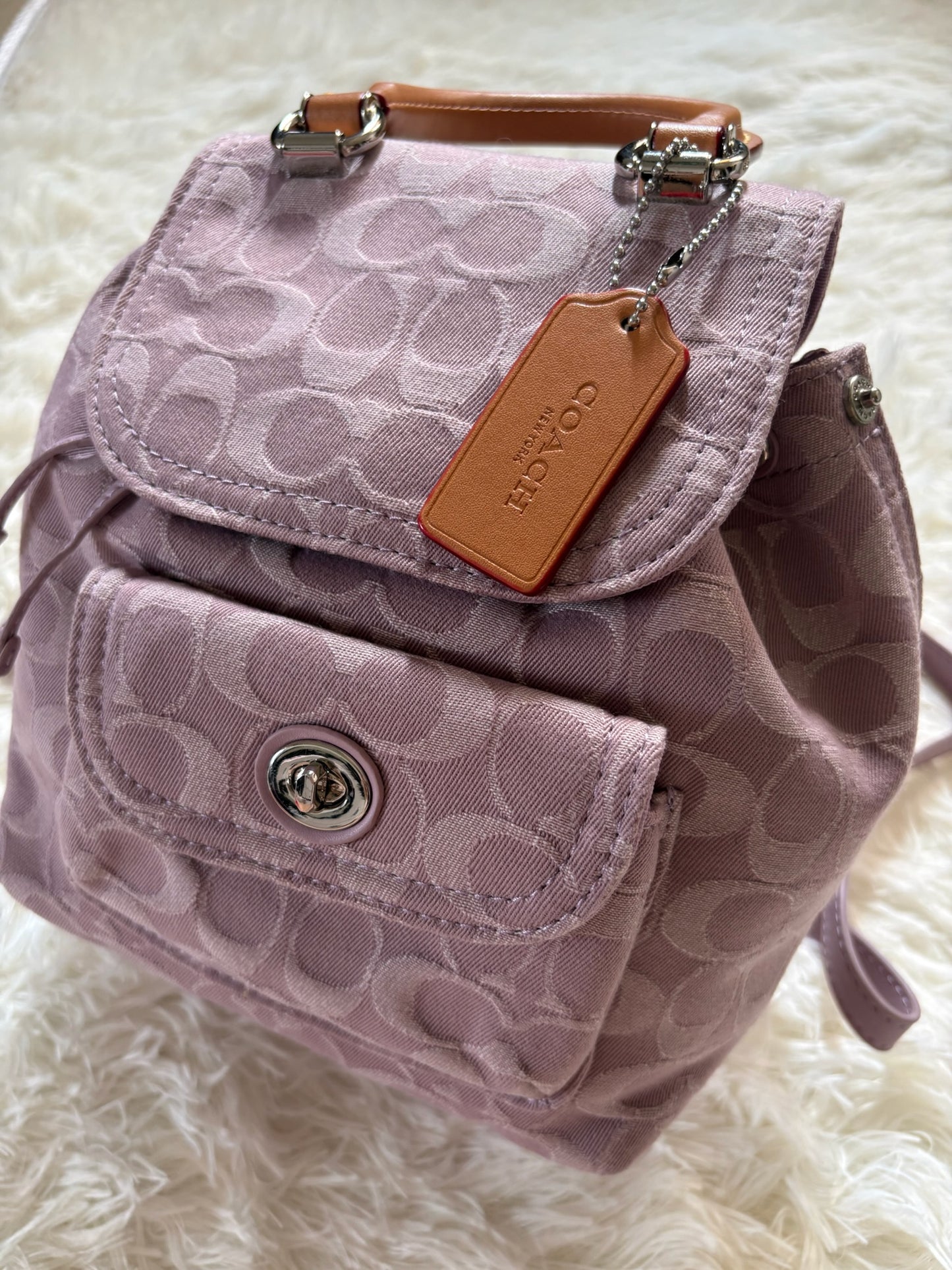 Coach Riya Backpack 21 – Pale Pueple