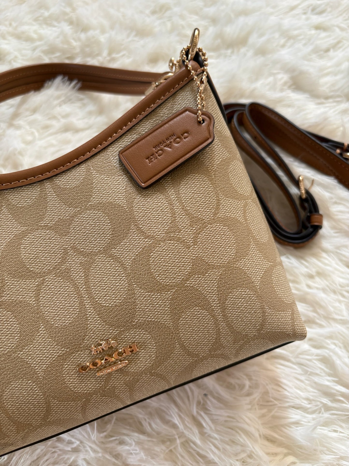 Coach Laurel Shoulder Bag – Beige
