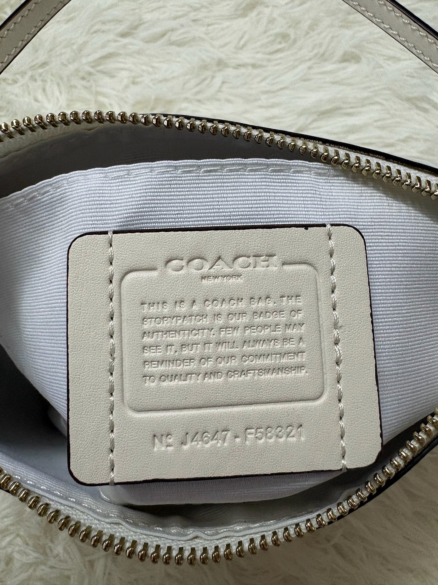 Coach Nolita 19 in Signature Canvas with Bee Print
