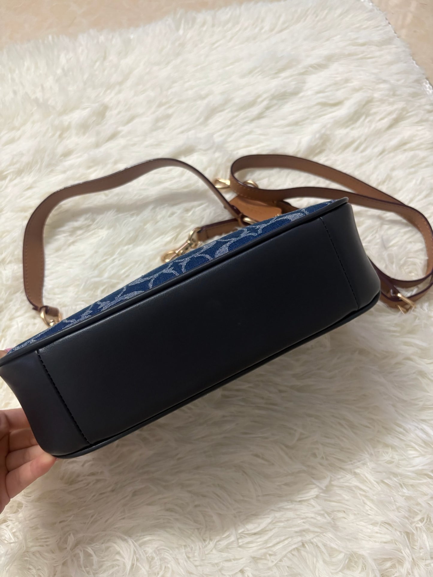 Coach Teri Shoulder Bag-Denim blue