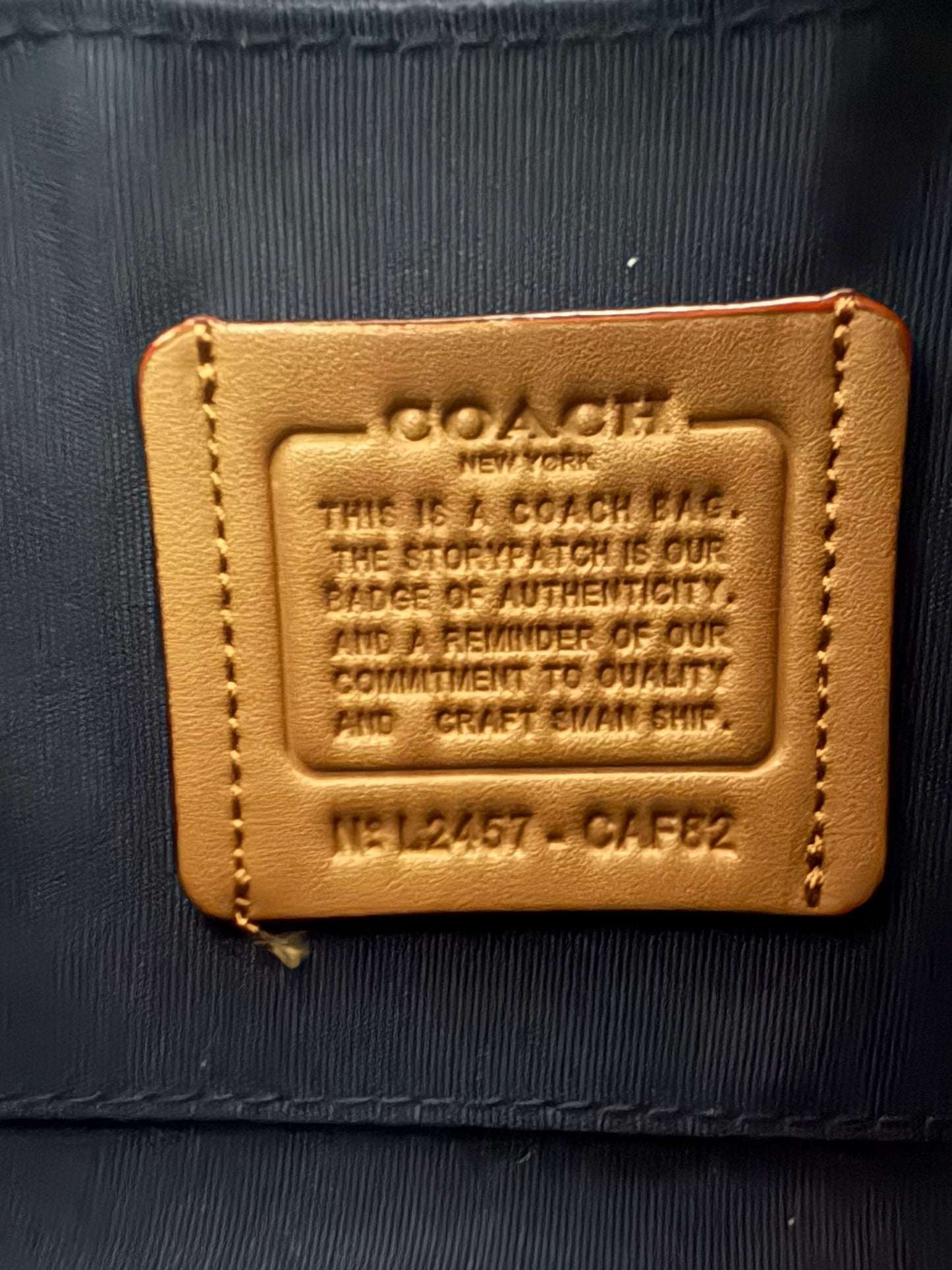 Coach Teri Shoulder Bag-Denim blue