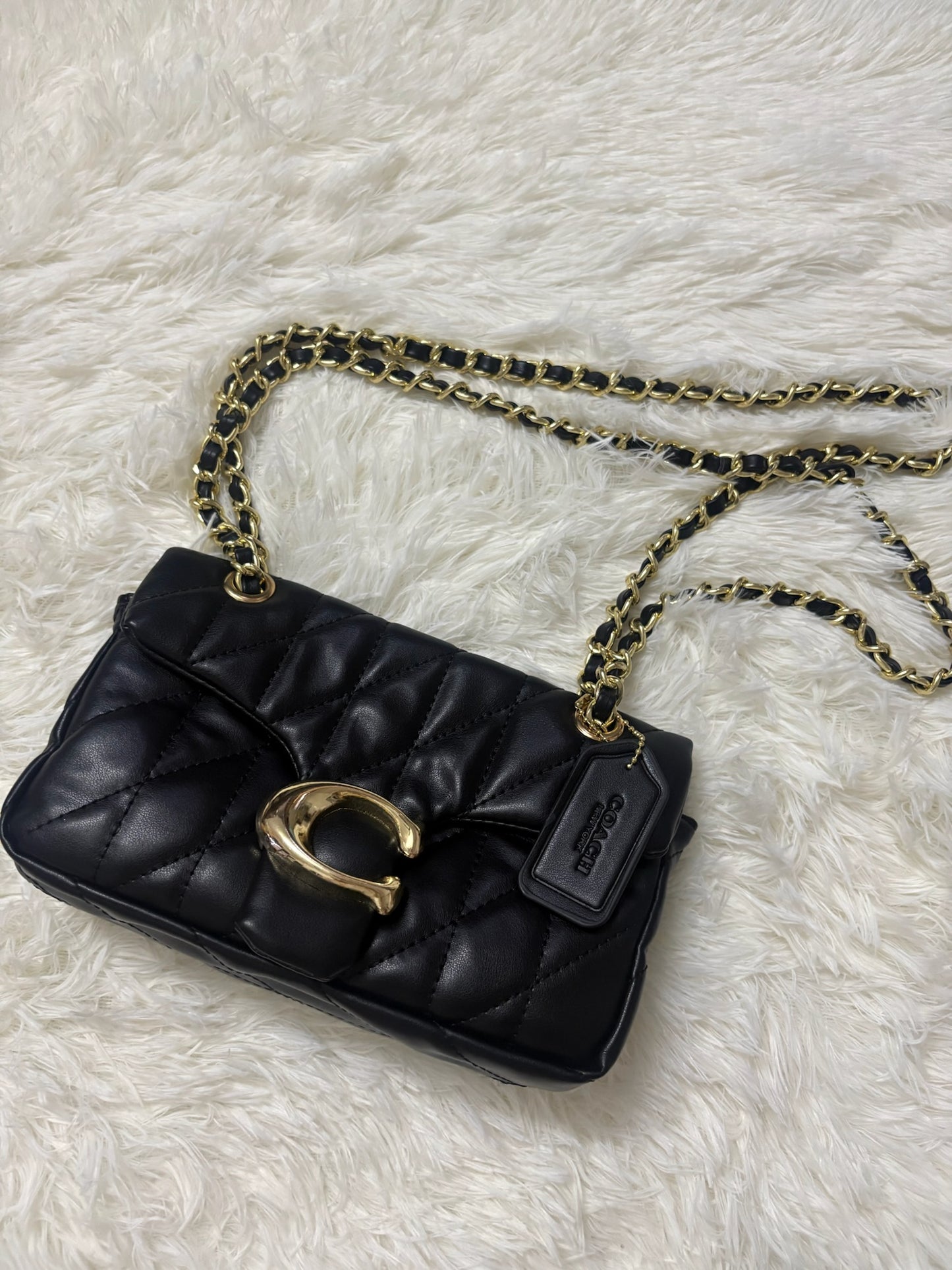Coach Tabby Shoulder Bag – Black