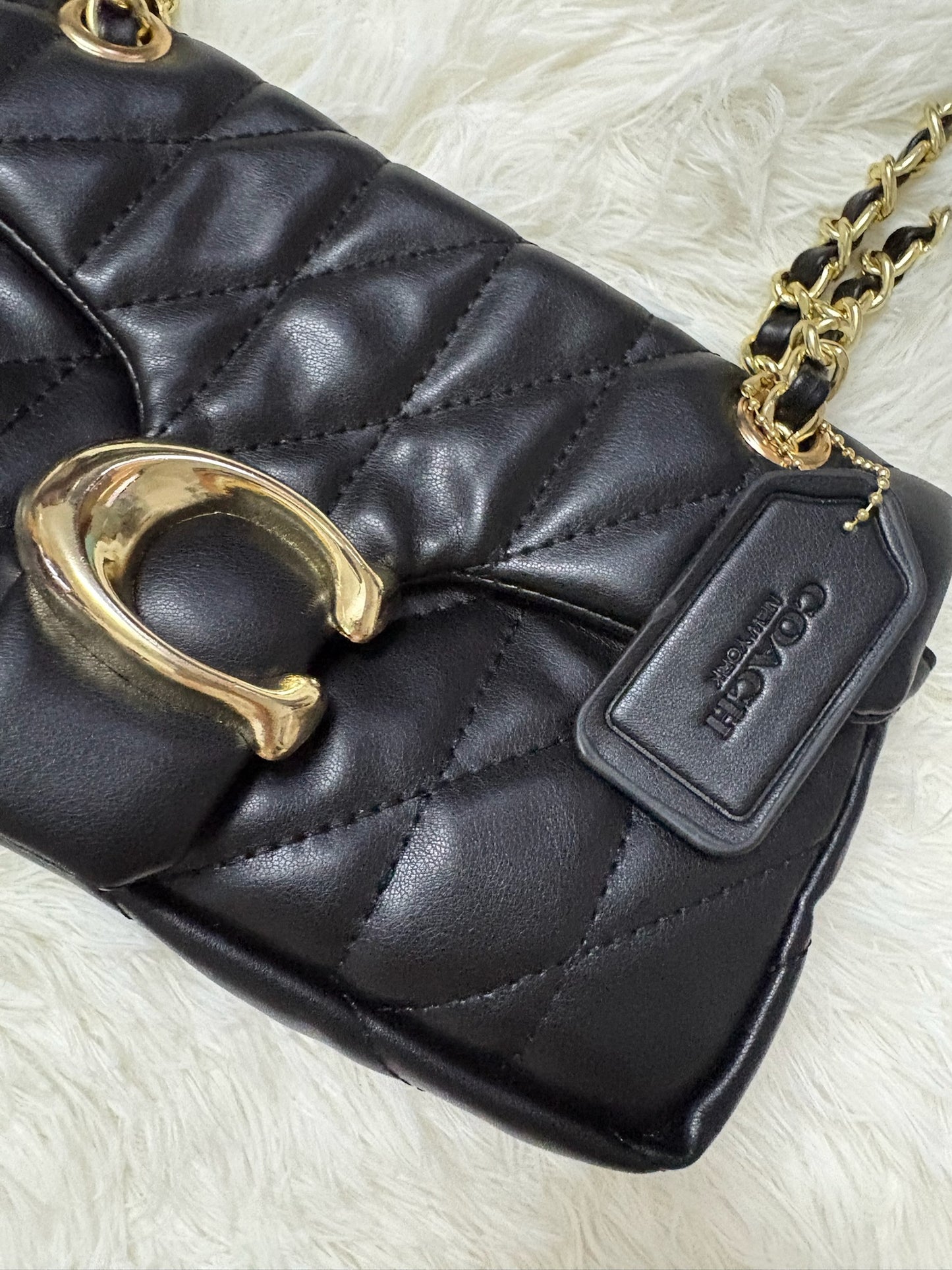 Coach Tabby Shoulder Bag – Black