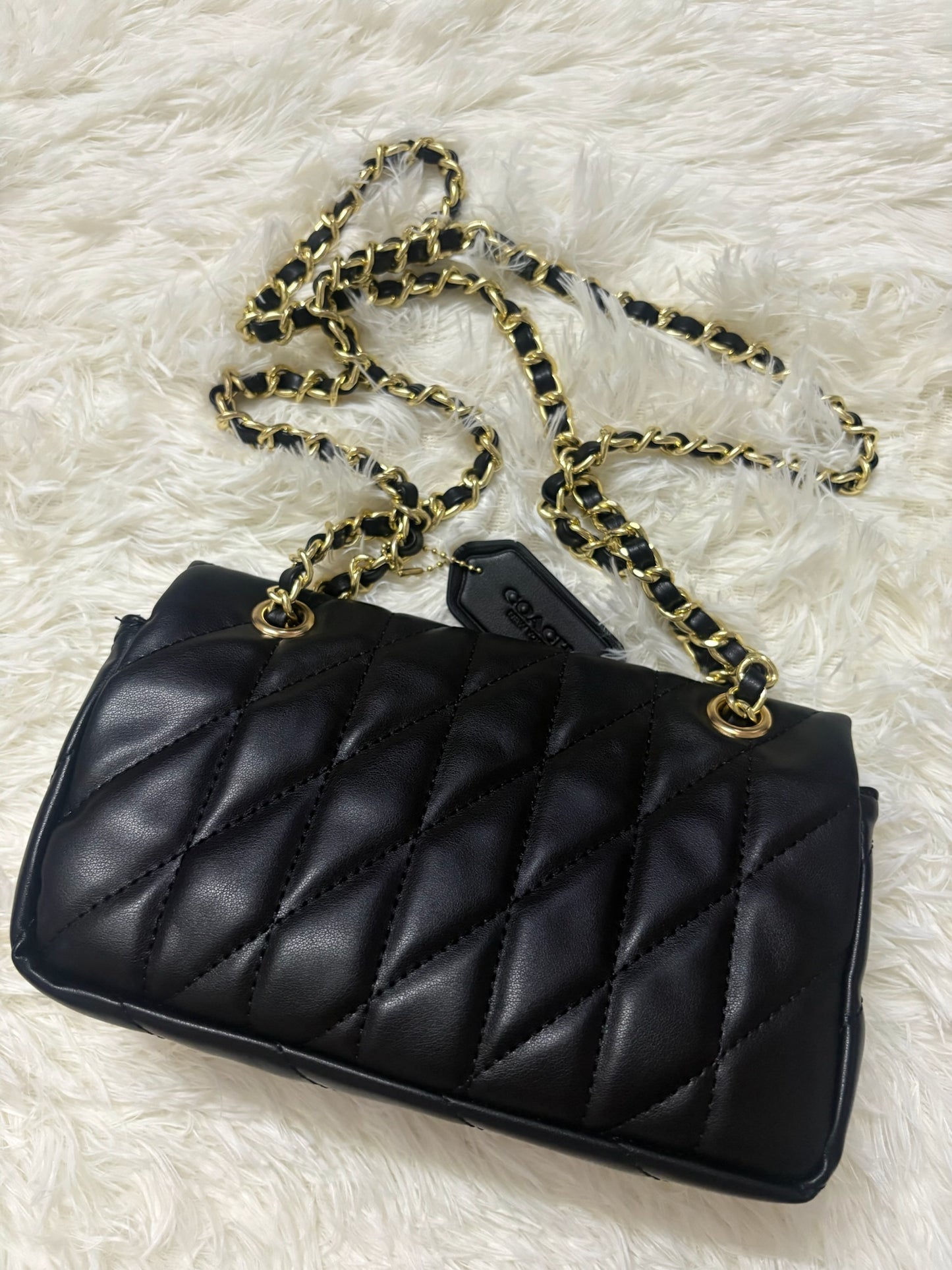 Coach Tabby Shoulder Bag – Black