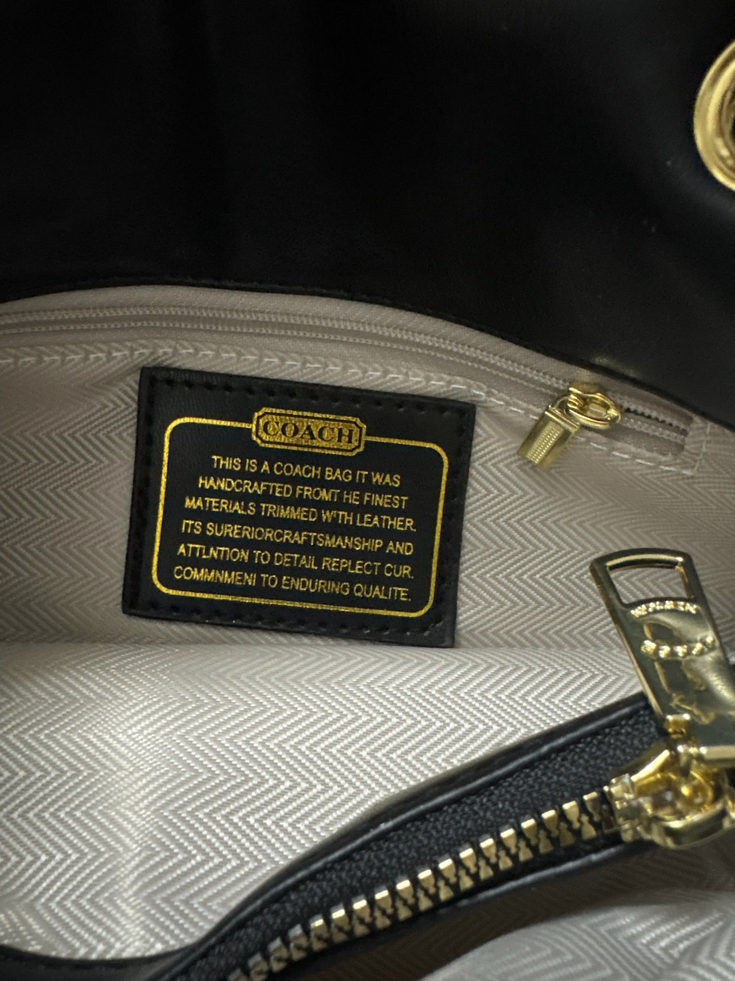 Coach Tabby Shoulder Bag – Black