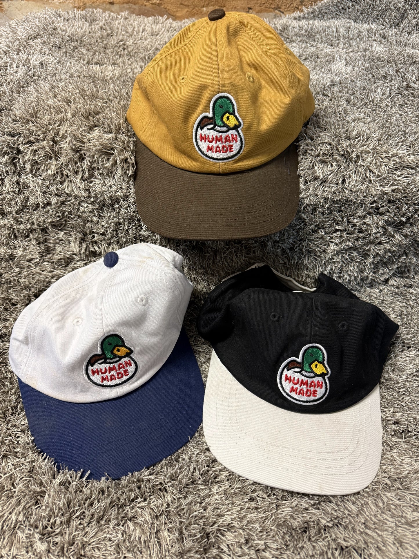Human Made Duck Logo Cap -Mustard Brown