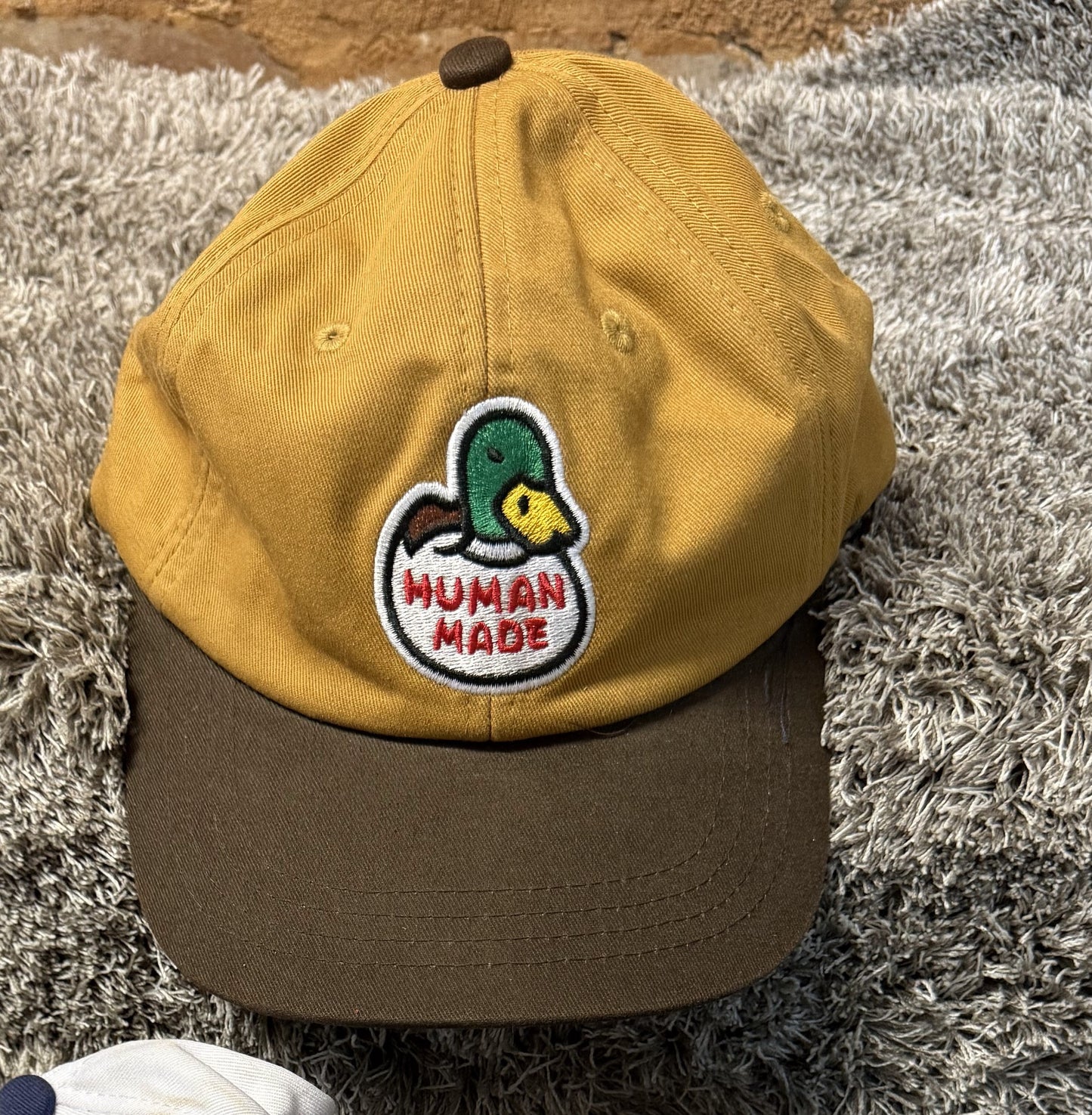 Human Made Duck Logo Cap -Mustard Brown
