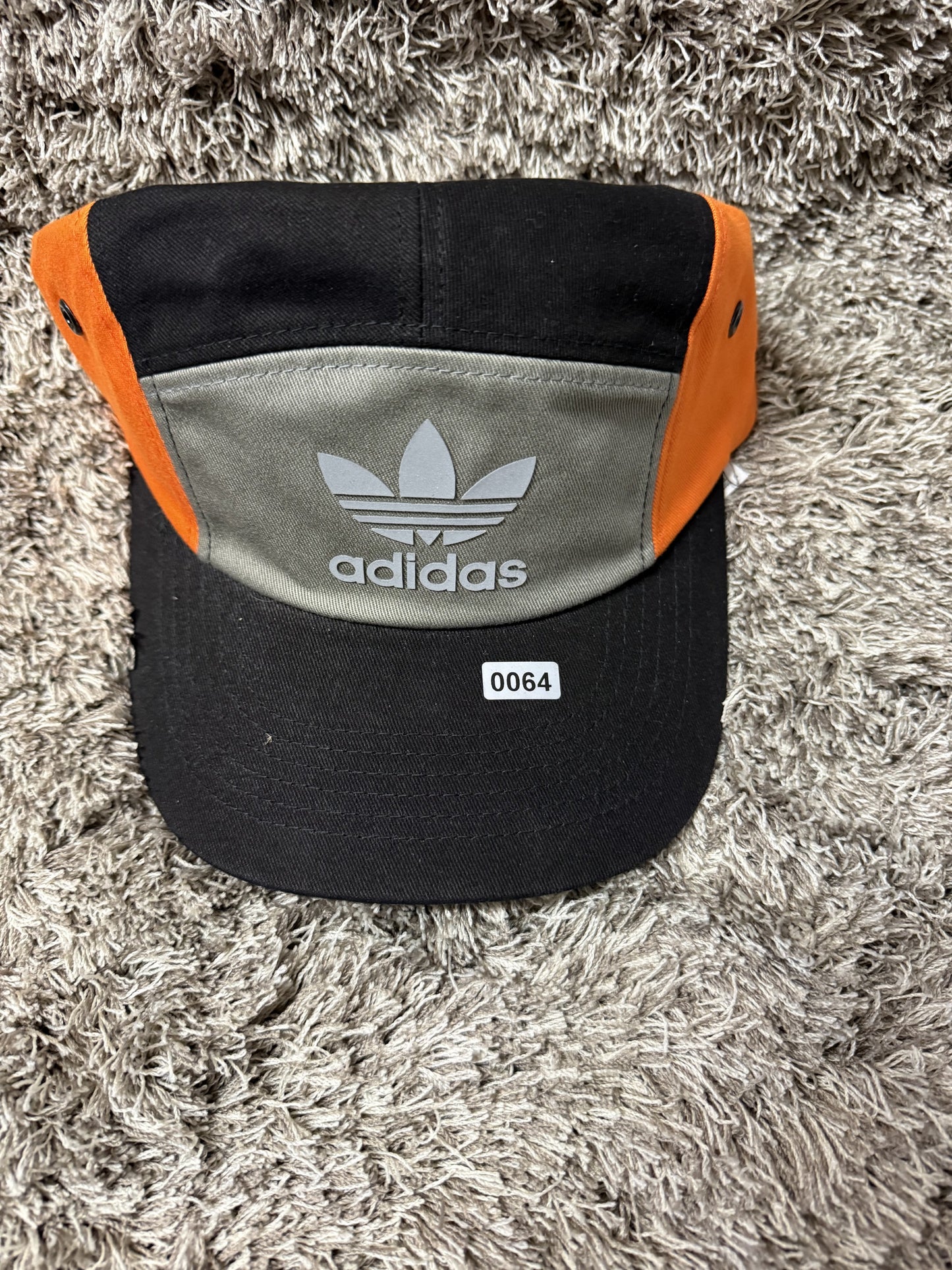 Adidas Teamgeist 5-Panel Cap -Black Orange