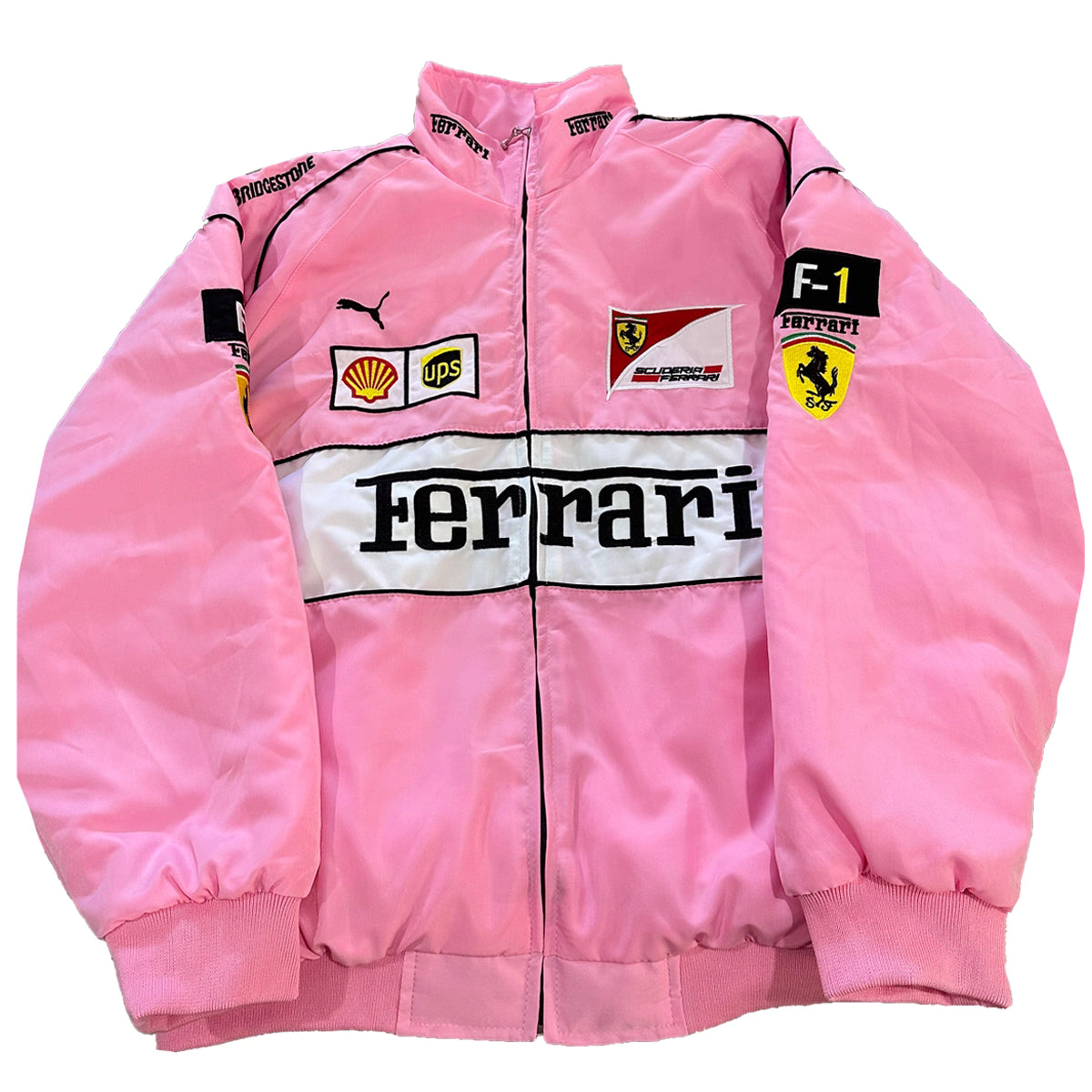 Hot Pink Puma Vintage Ferrari Jacket