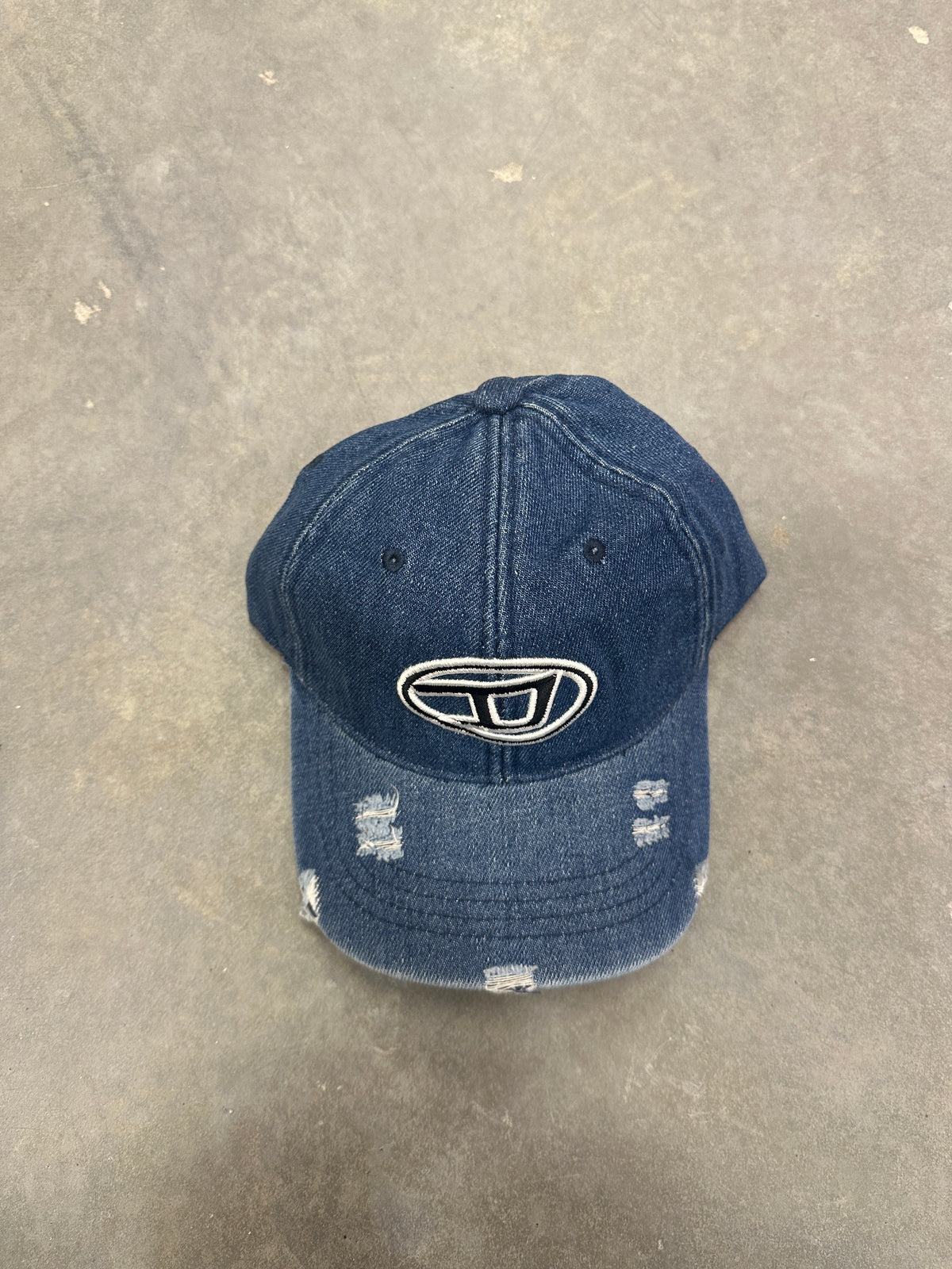 Diesel Blue Denim Baseball Cap