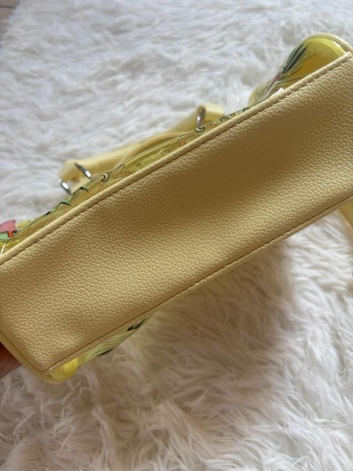 Ed Hardy PVC Small Beach HandBag - Koi Yellow