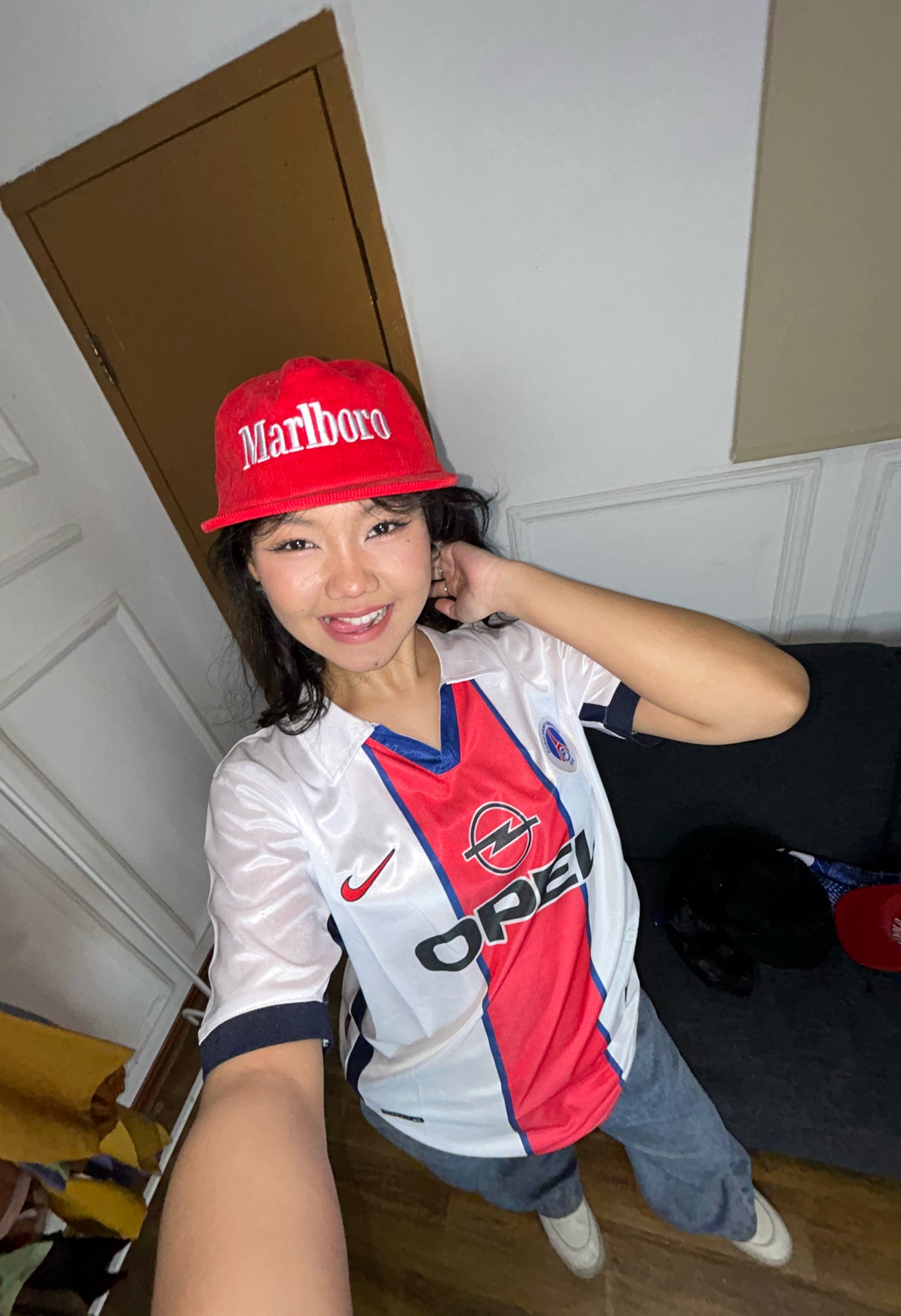 Marlboro Vintage Snapback Cap Red