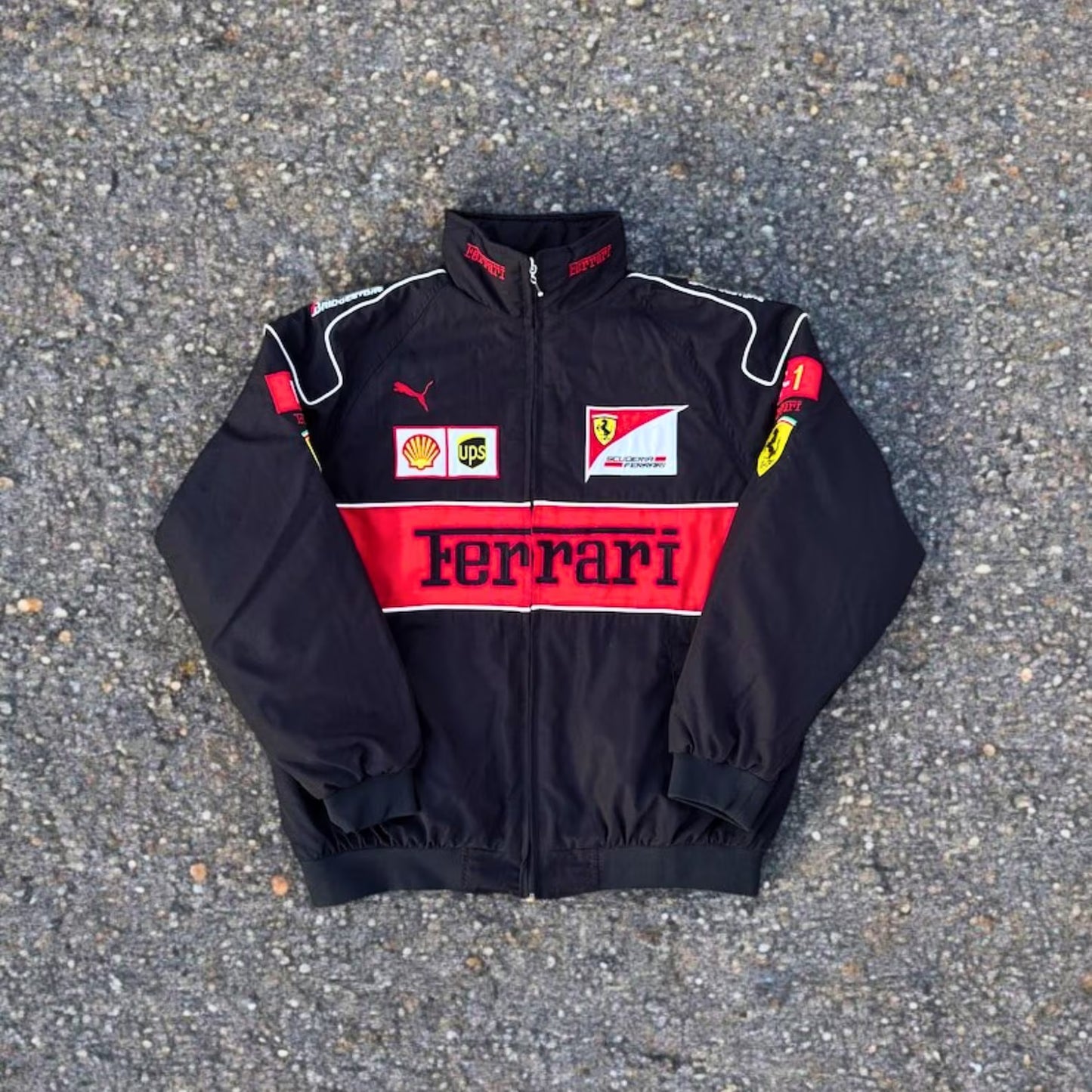 Vintage Ferrari Puma F1 Racing Jacket