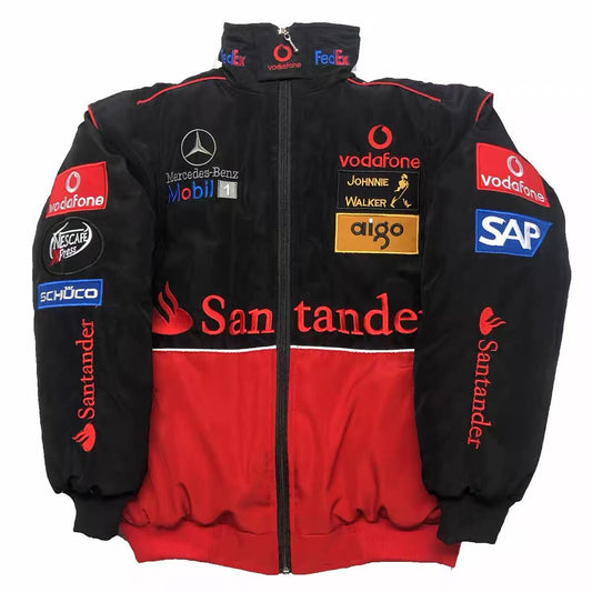 Red Mercedes Vintage Racing Jacket